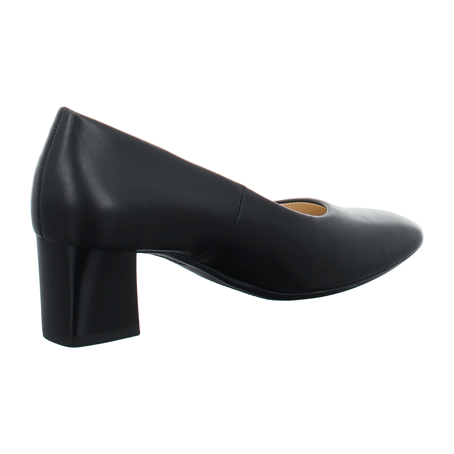 ARA LONDON Women's Pointed Toe Leather Pumps with Leather Lining - Black