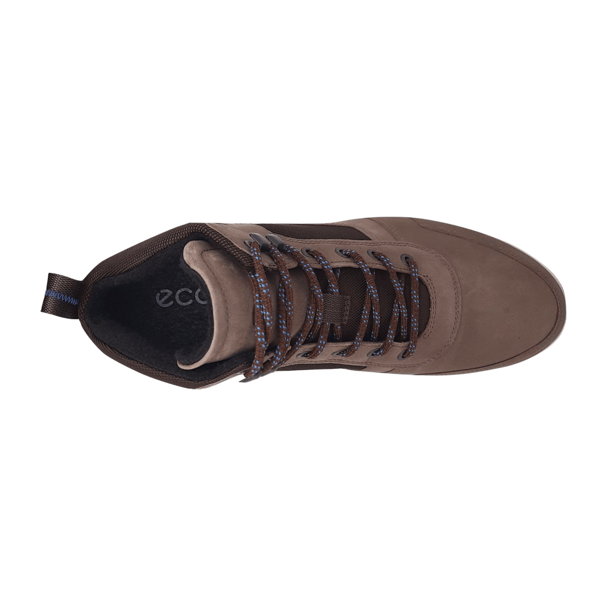 Ecco Byway Tred Men's Brown Leather Sneakers - Durable & Stylish