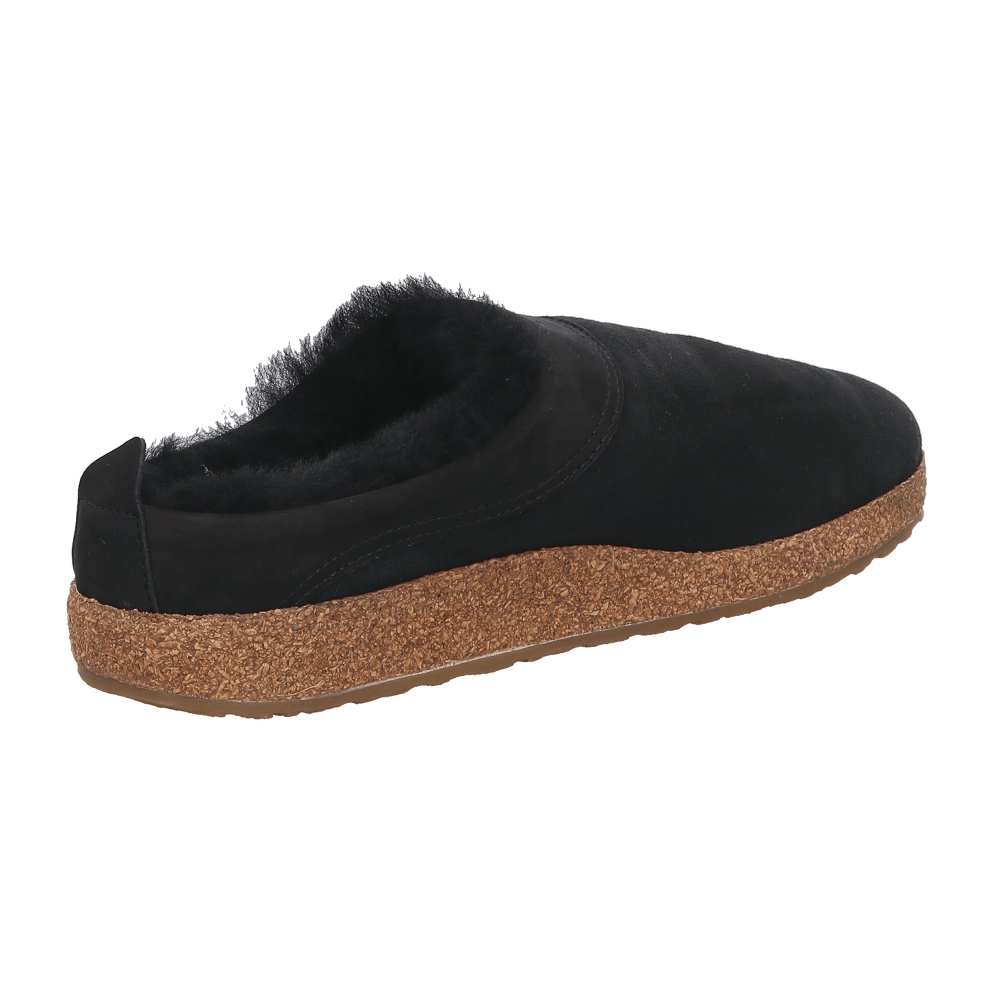 Haflinger Men's Snowbird Shearling Clogs - Black | Cozy & Stylish Footwear