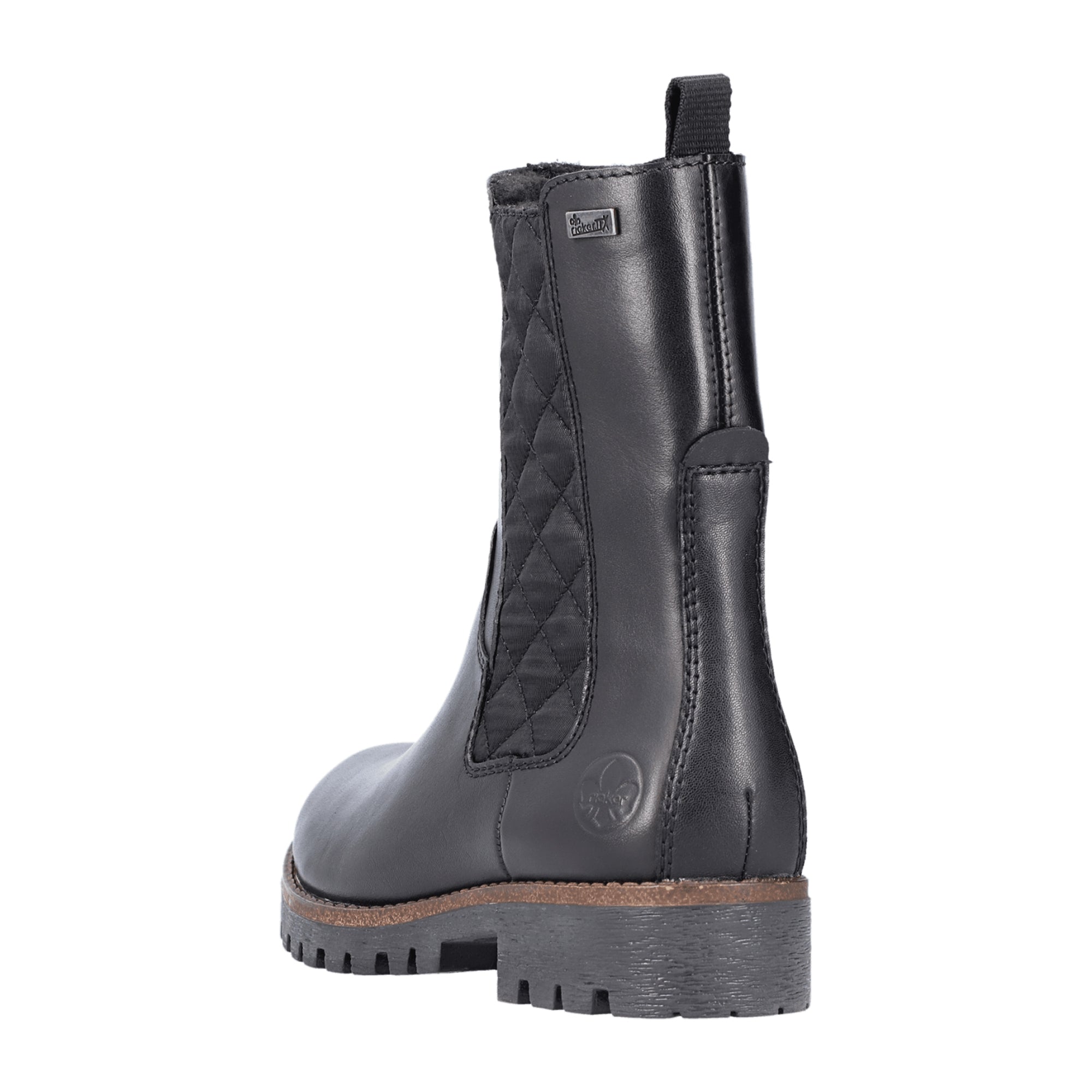 Rieker 78580-00 Women's Black Boots, Narrow to Normal Fit