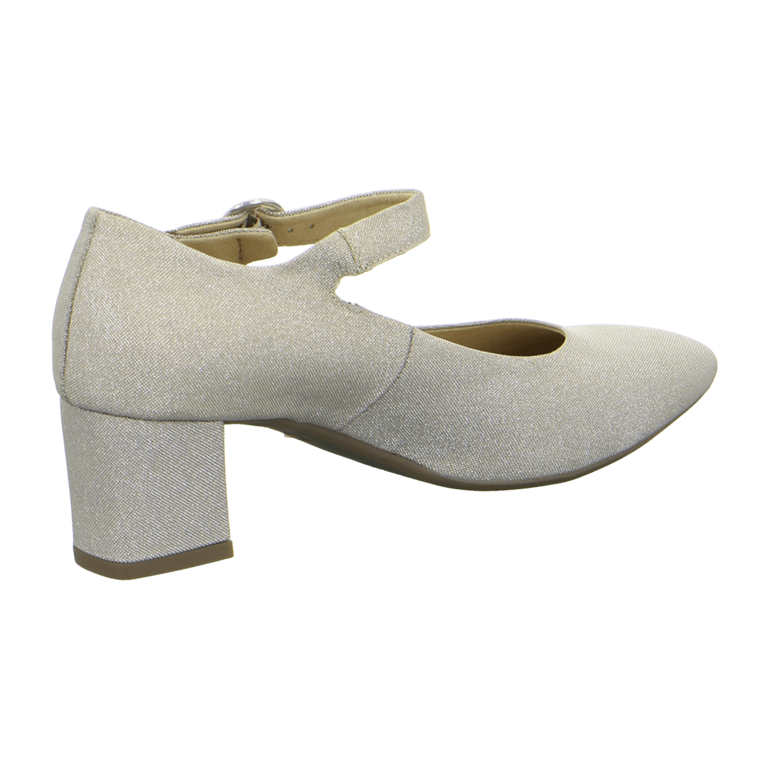 ARA LONDON Women's Beige Leather Pull-On Pumps with Leather Lining