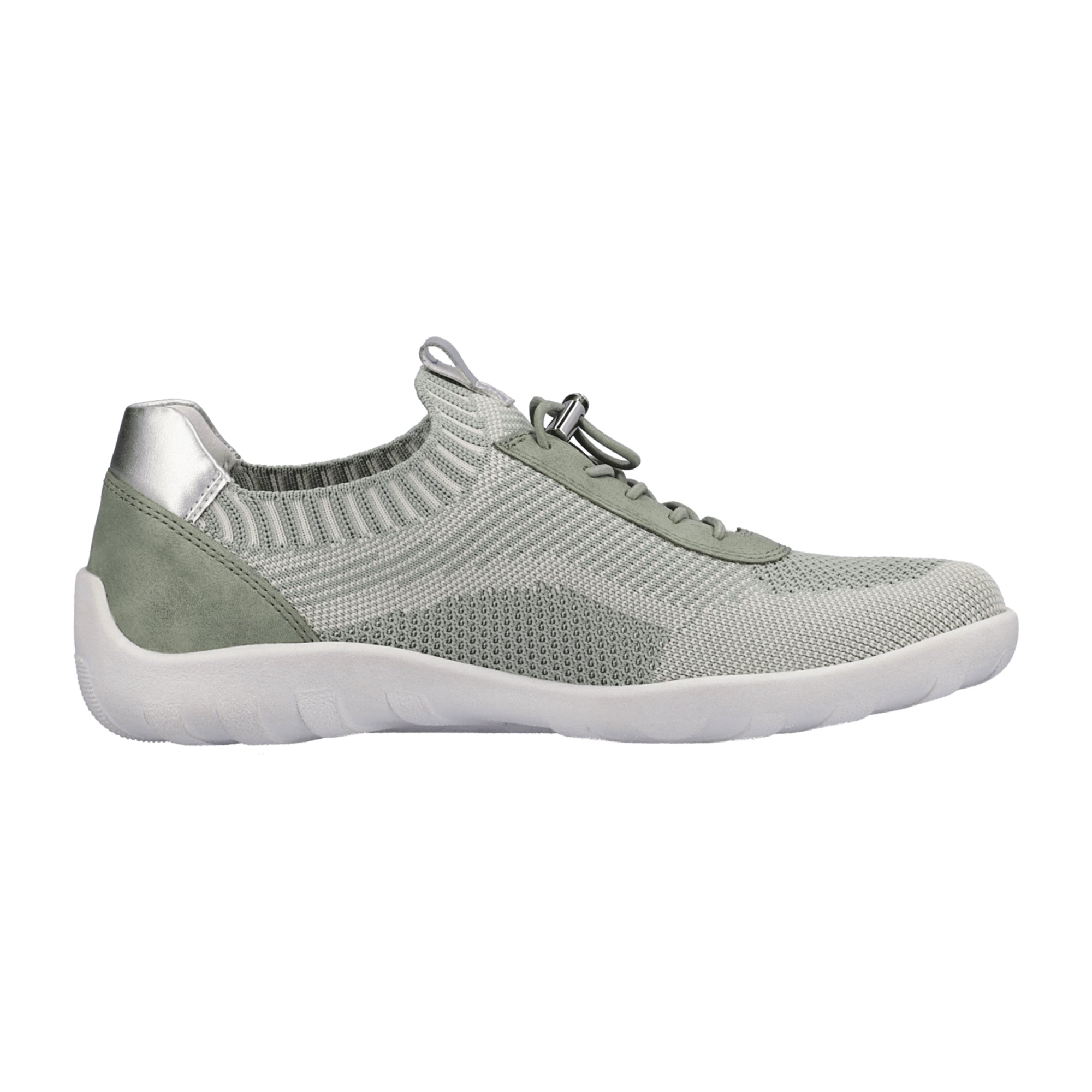 Remonte Comfortable Women's Green Slip-On Shoes with Soft Footbed Technology