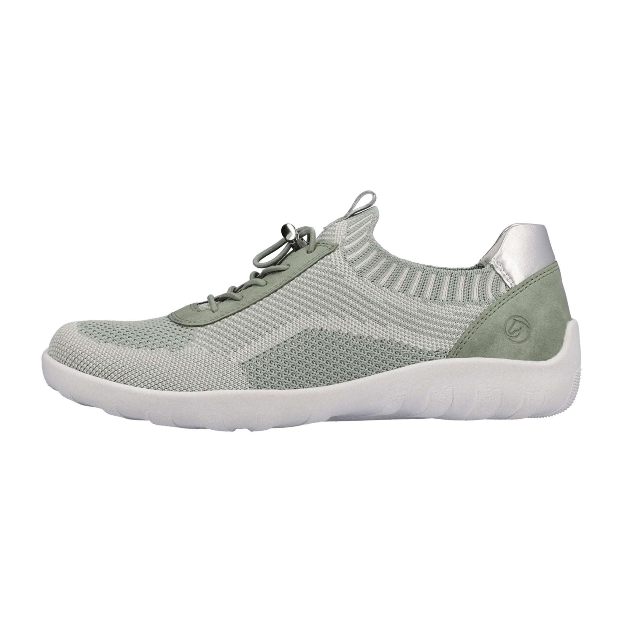 Remonte Comfortable Women's Green Slip-On Shoes with Soft Footbed Technology
