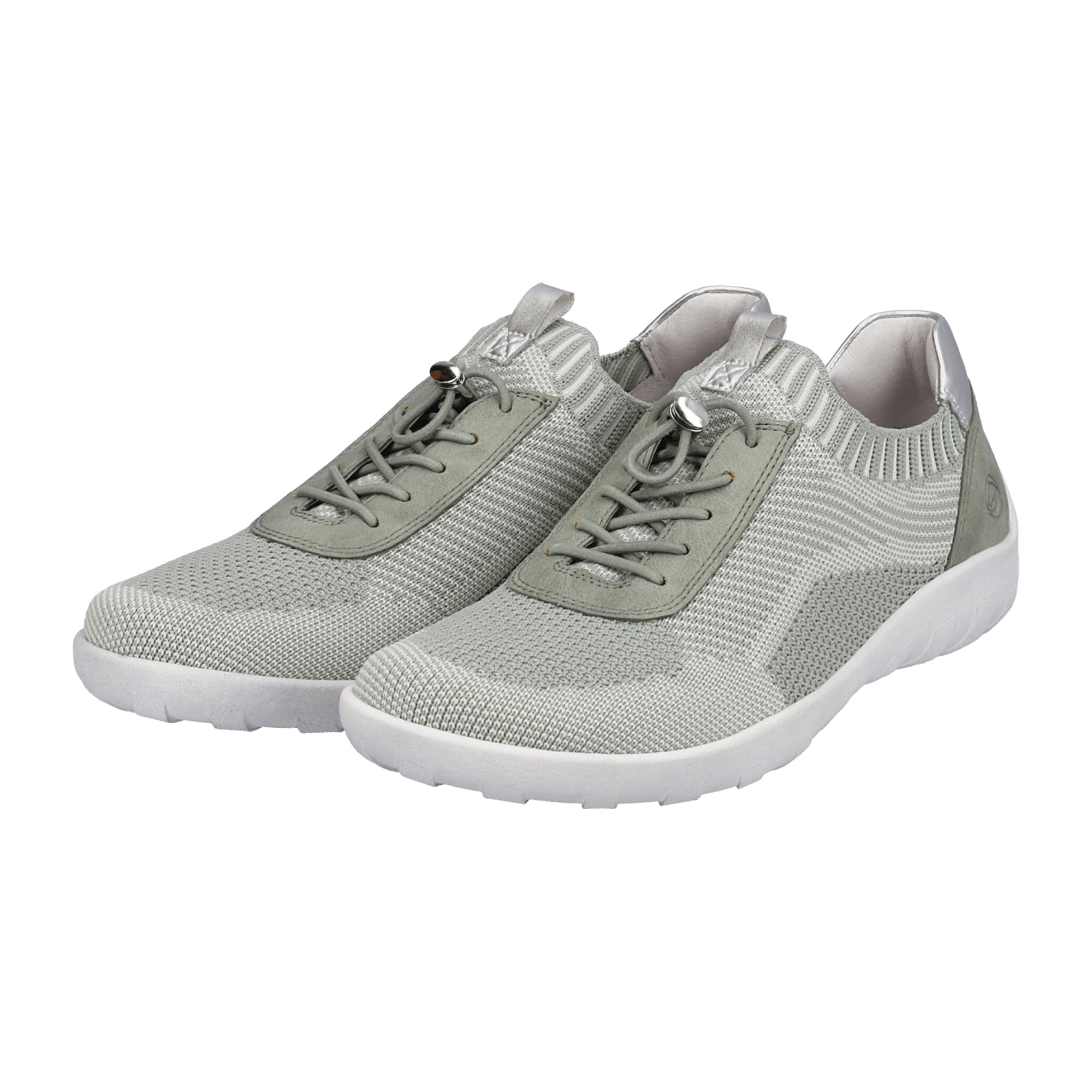 Remonte Comfortable Women's Green Slip-On Shoes with Soft Footbed Technology