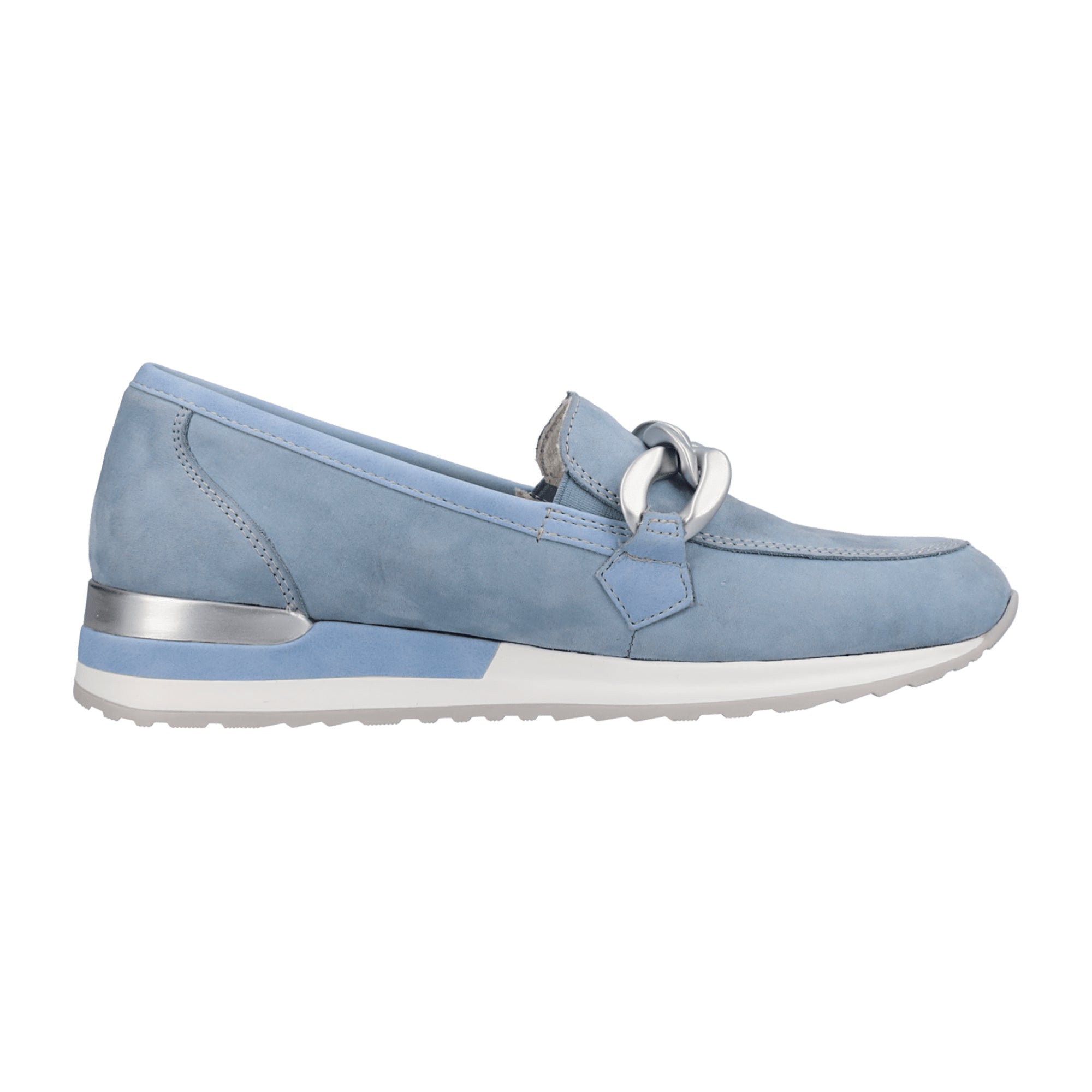 Remonte Womens Sky Blue Suede Loafers Slip-On Comfort Shoes Size 45 Available