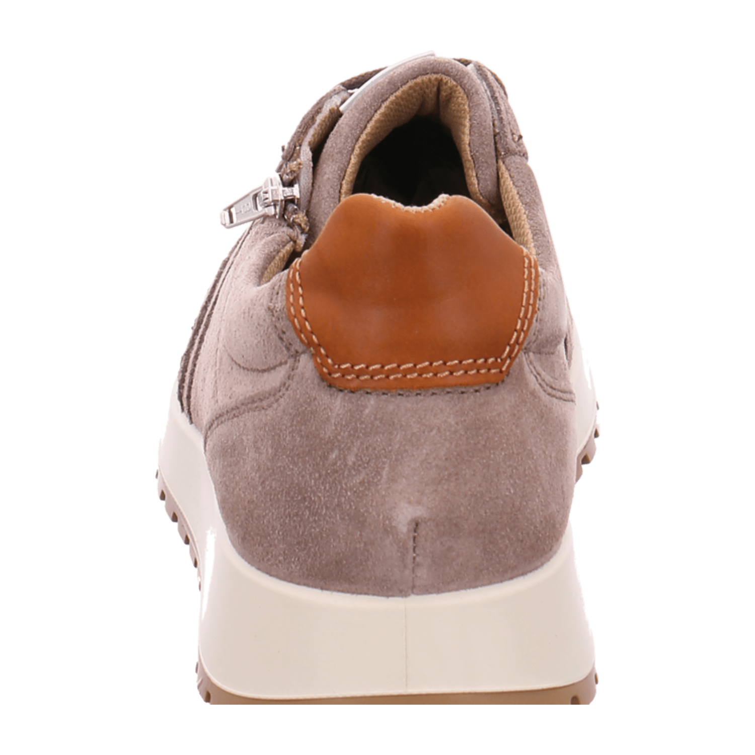 ARA Matteo Men's Suede Sneakers in Beige with Lace-Up Closure