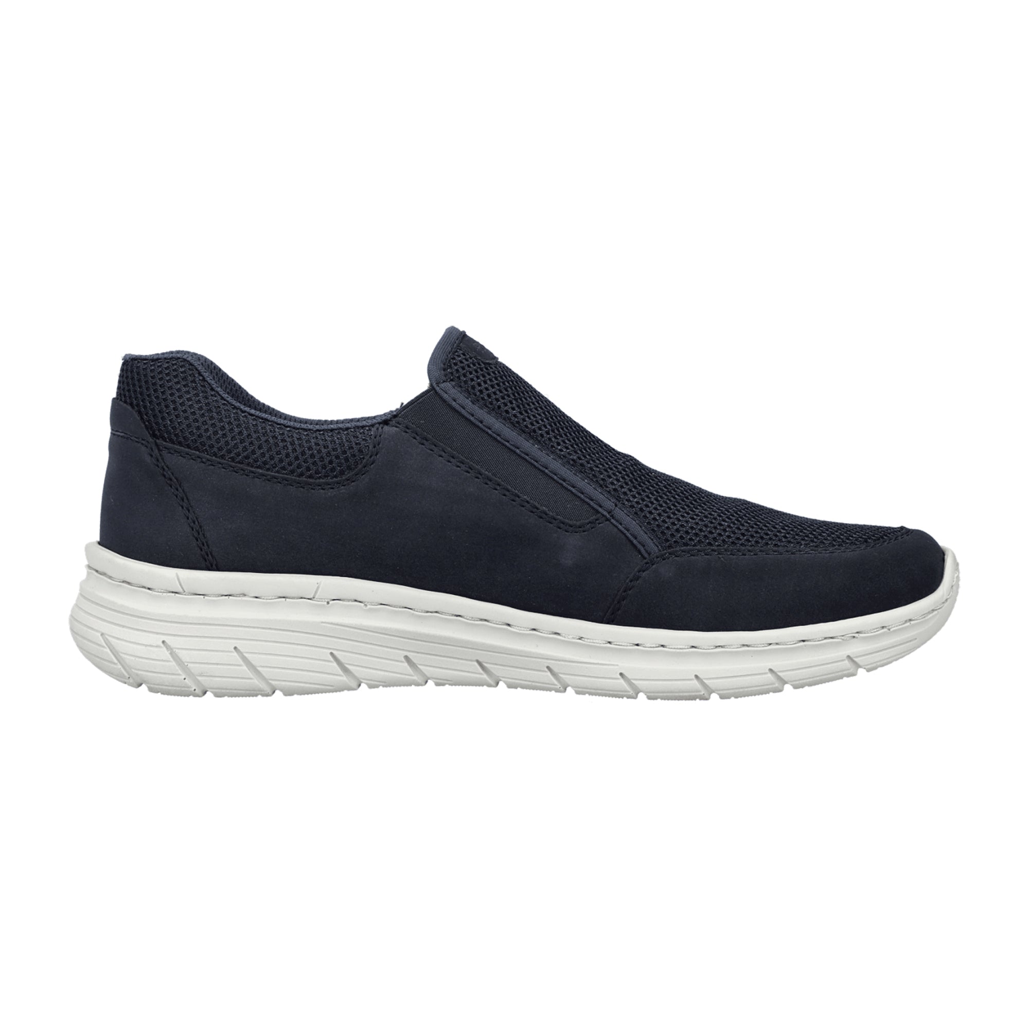 Rieker Men's Blue Slip-On Loafers Comfortable Lightweight Casual Shoes