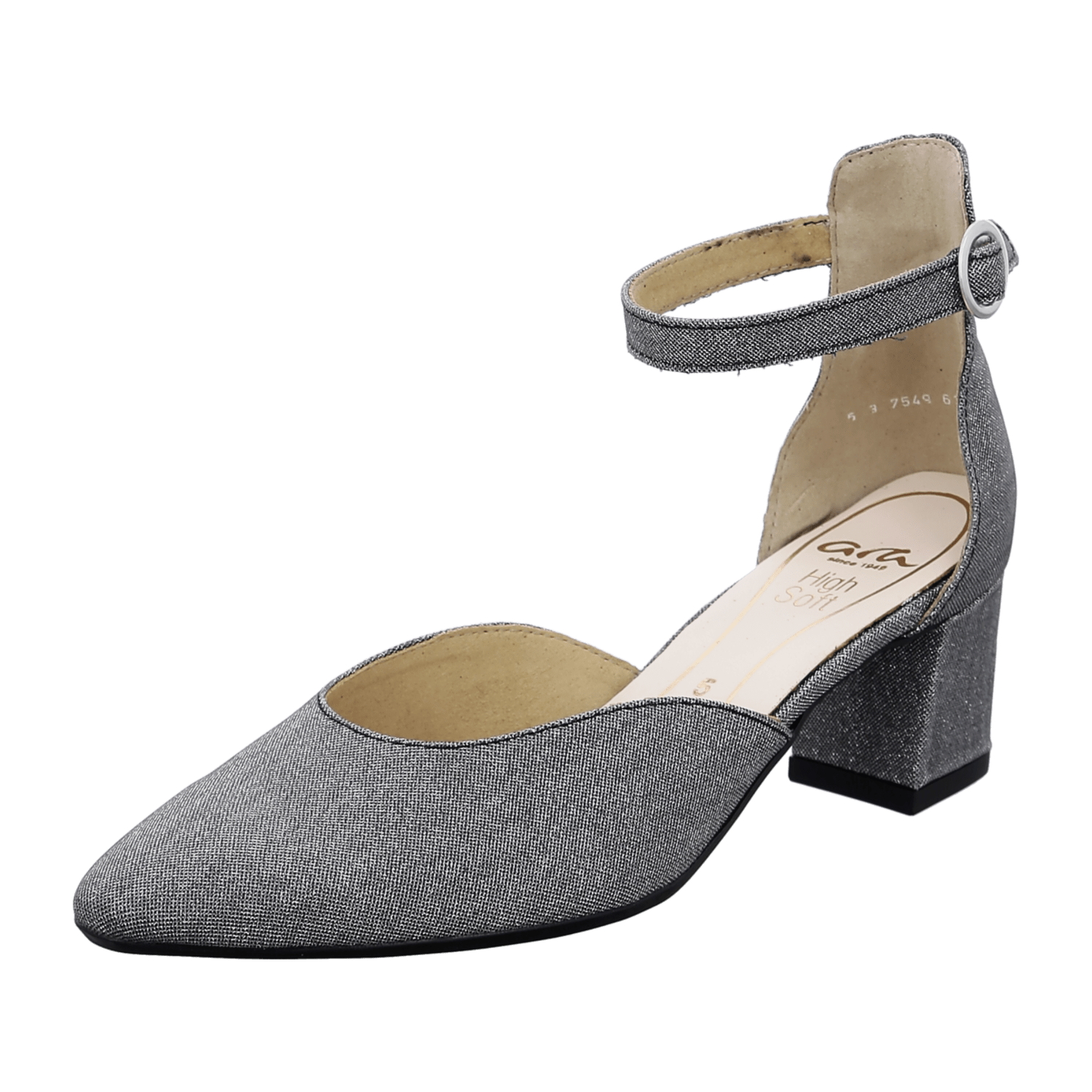 ARA Women's Pumps Round Toe Synthetic Black