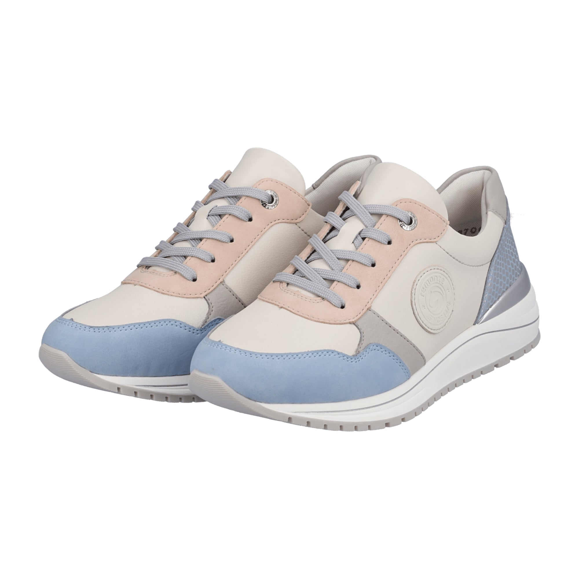 Remonte R370680 R37 Women's White Sneakers with Soft Insole and Comfortable Fit