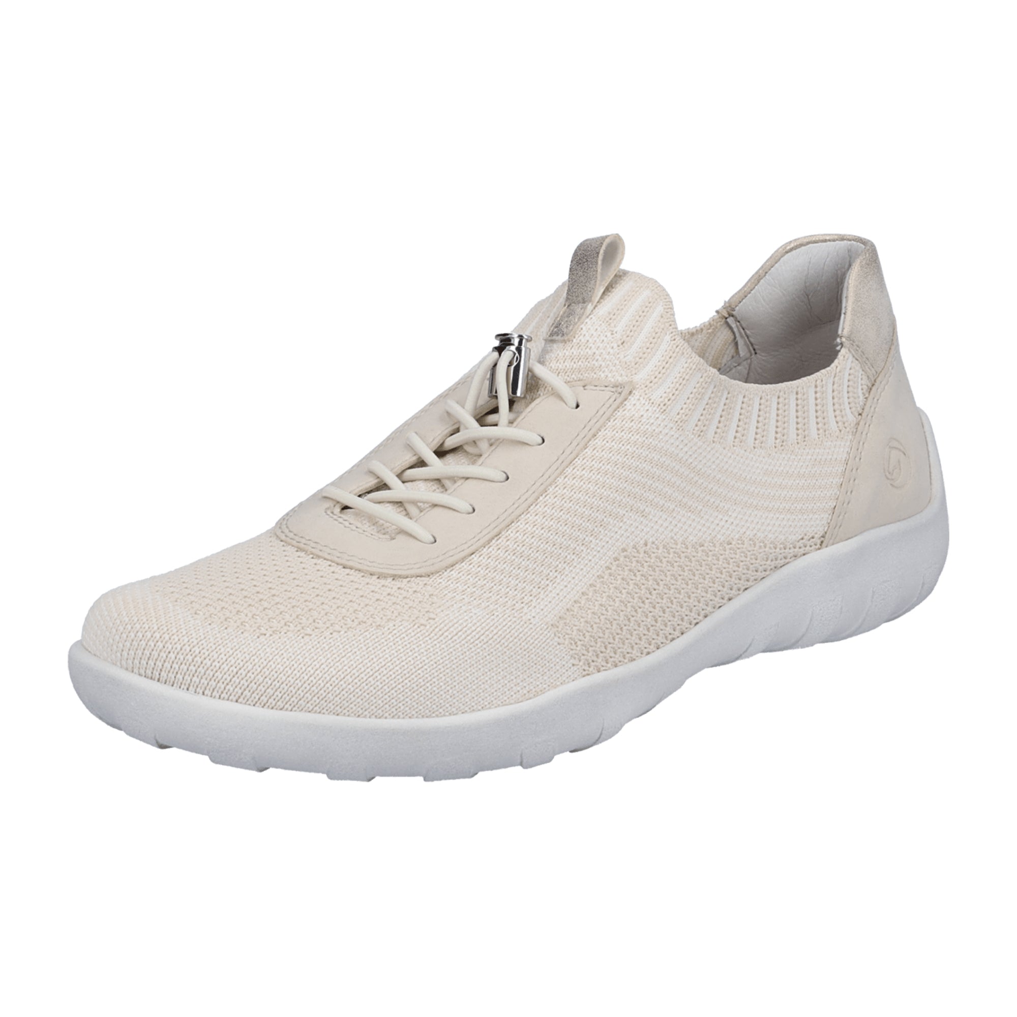 Remonte R10 Beige Women's Slip-On Shoes with Comfort Technology