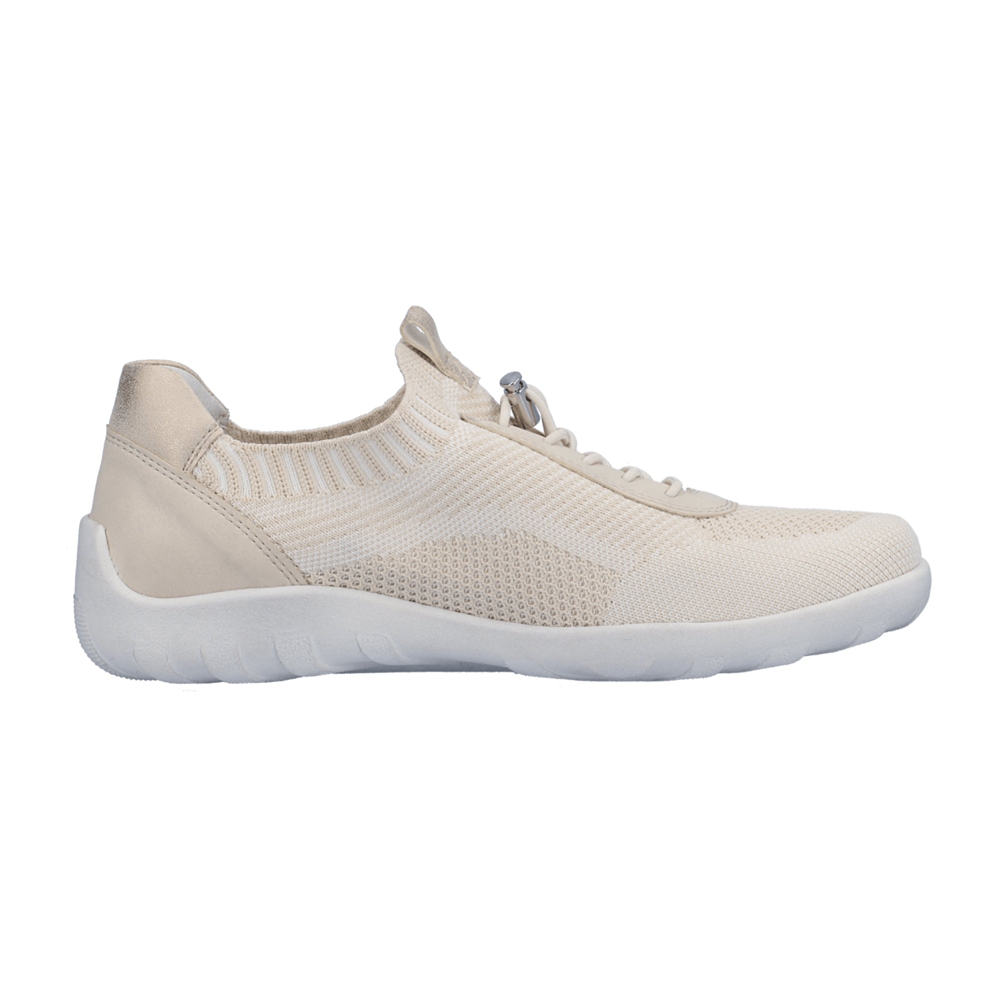Remonte R10 Beige Women's Slip-On Shoes with Comfort Technology