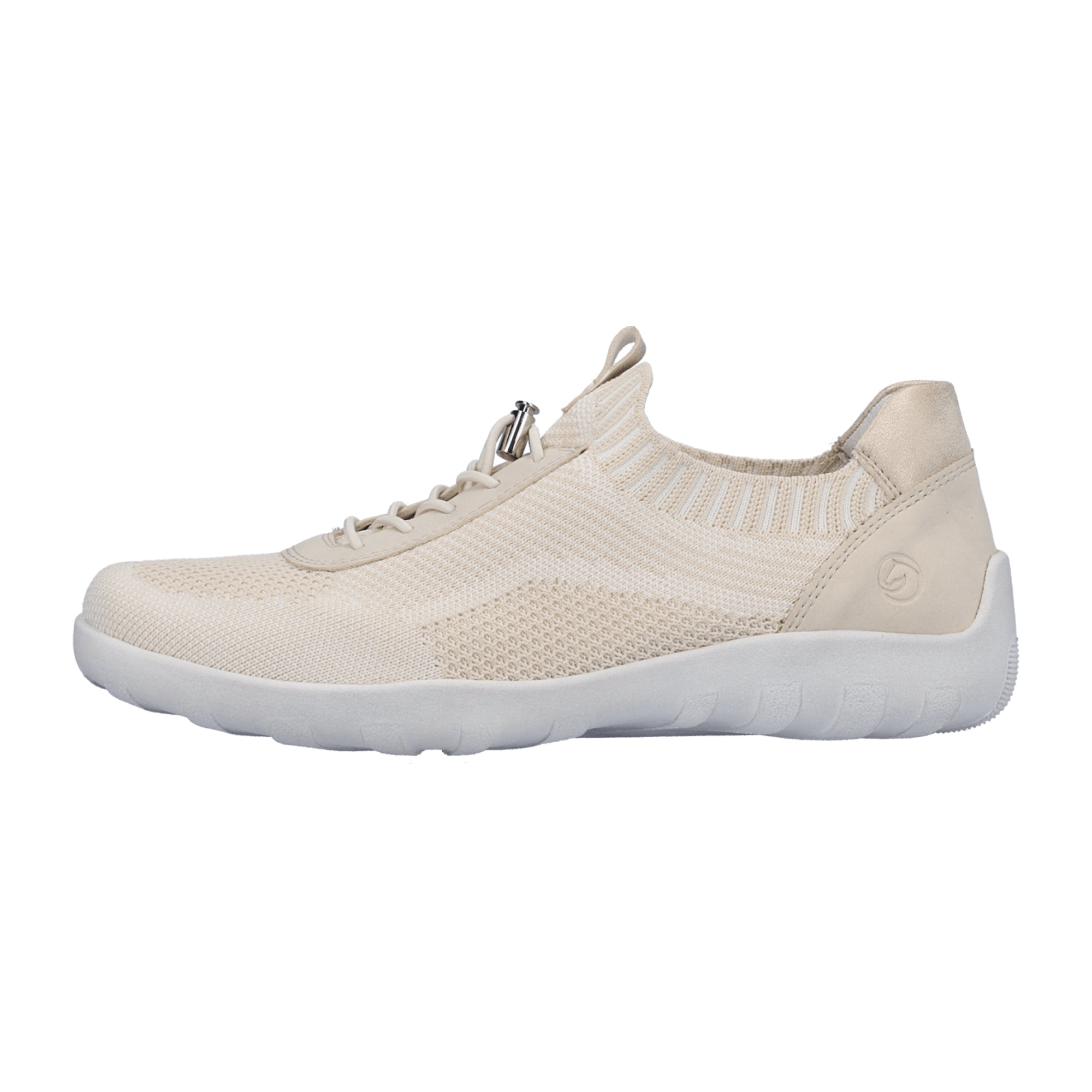 Remonte R10 Beige Women's Slip-On Shoes with Comfort Technology