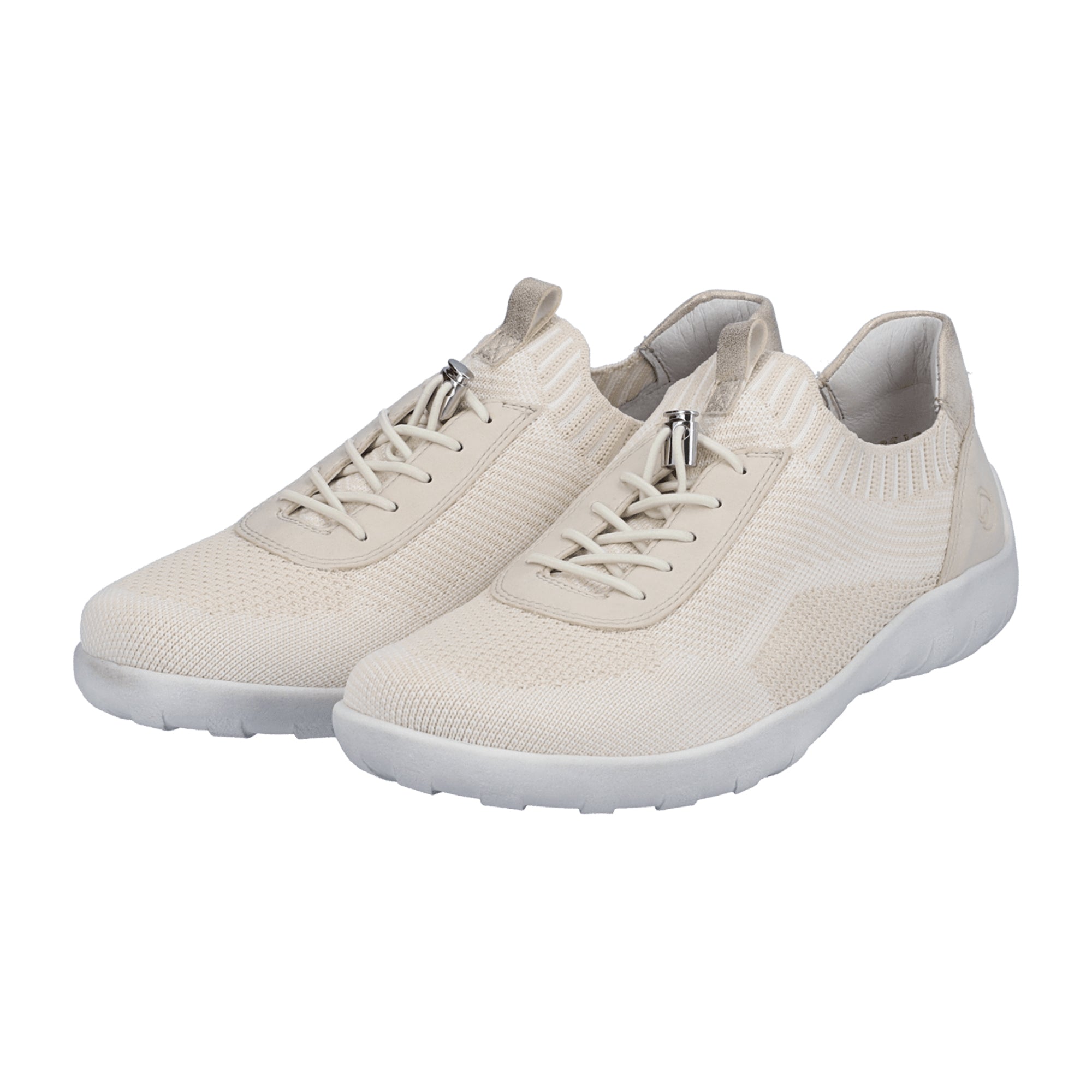 Remonte R10 Beige Women's Slip-On Shoes with Comfort Technology
