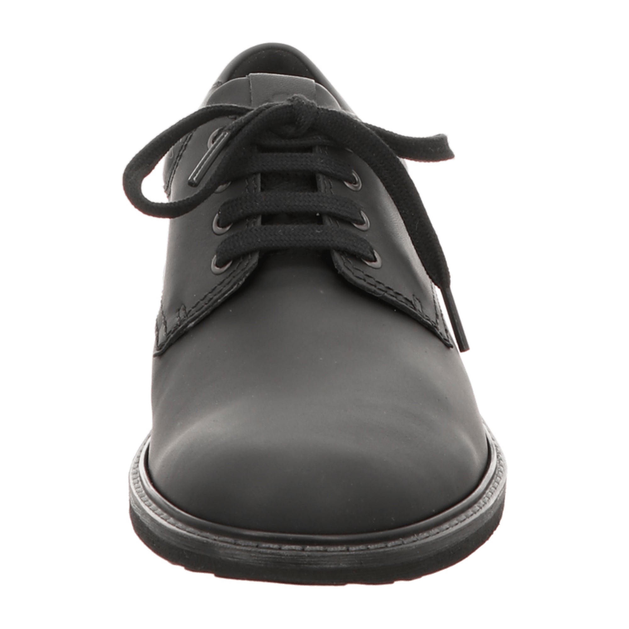 Ecco TURN Men's Black Leather Shoes - Durable & Stylish