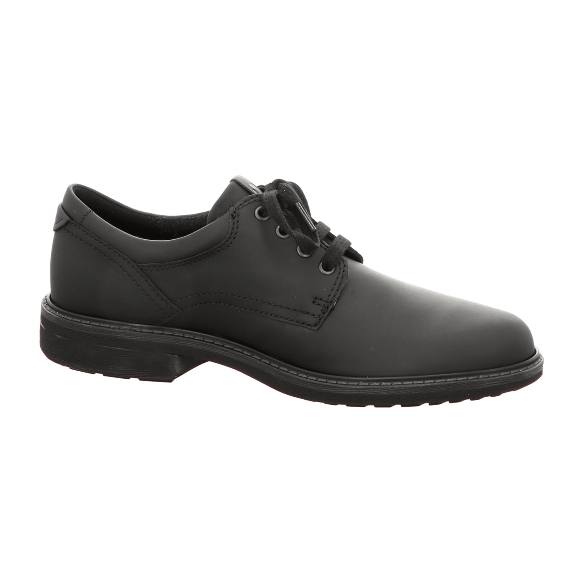 Ecco TURN Men's Black Leather Shoes - Durable & Stylish