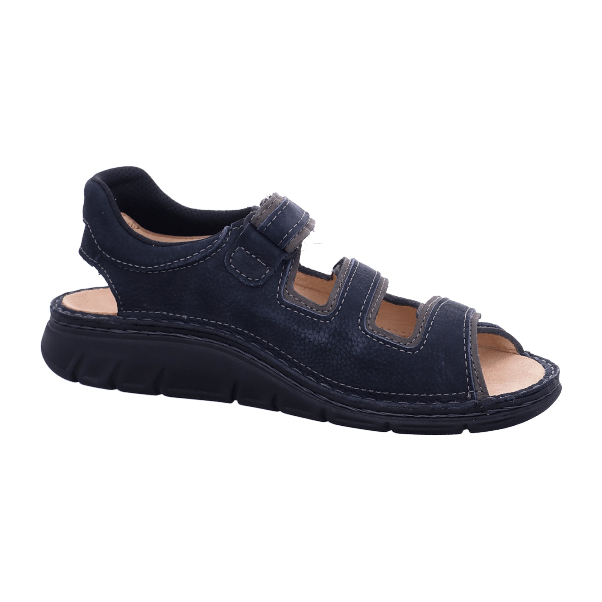 Finn Comfort Casablanca Men's Shoes - Stylish Blue Leather Comfort Sneakers