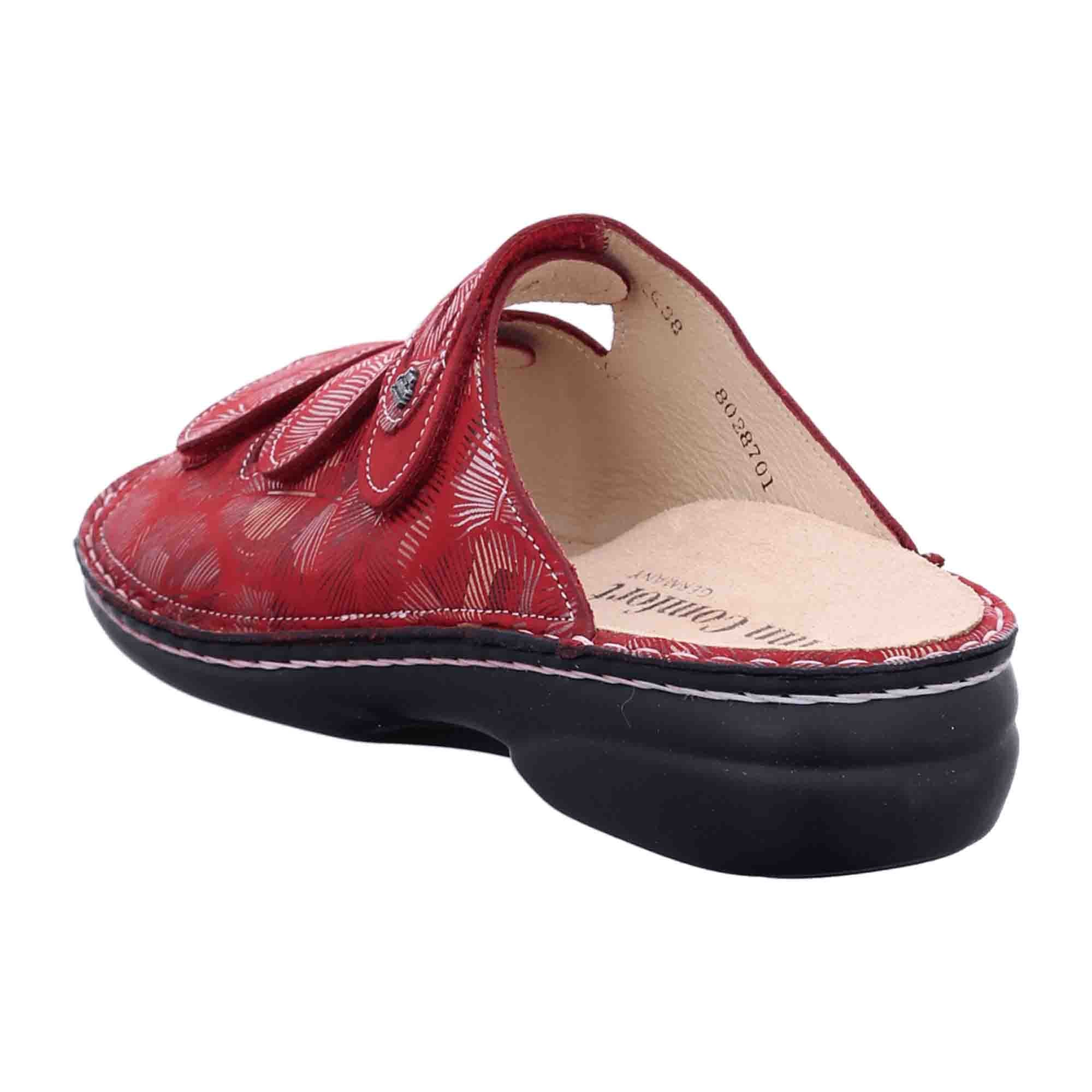 Finn Comfort Kos Red Sandals for Women | Stylish & Durable Comfort Footwear