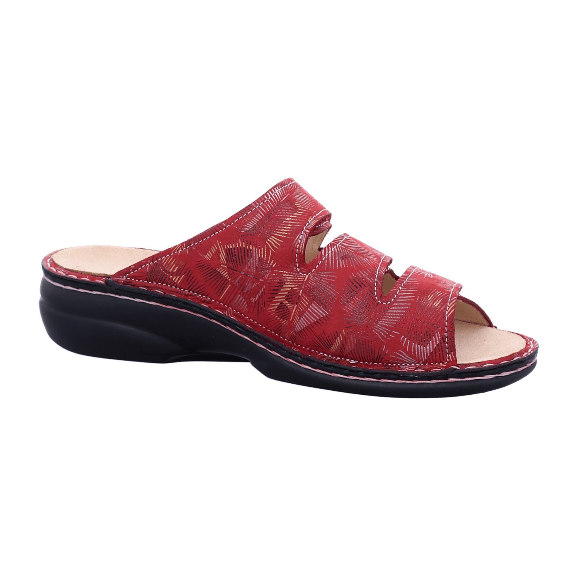 Finn Comfort Kos Red Sandals for Women | Stylish & Durable Comfort Footwear