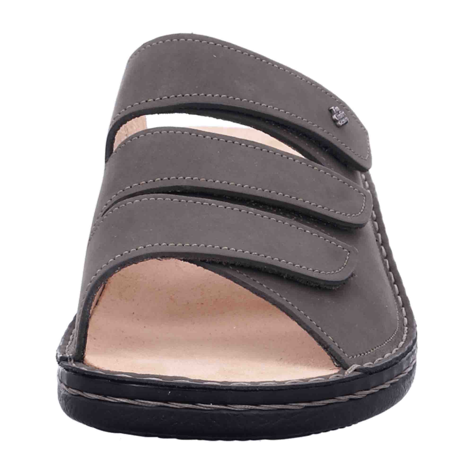 Finn Comfort Korfu Men's Comfortable Sandals - Stylish Grey