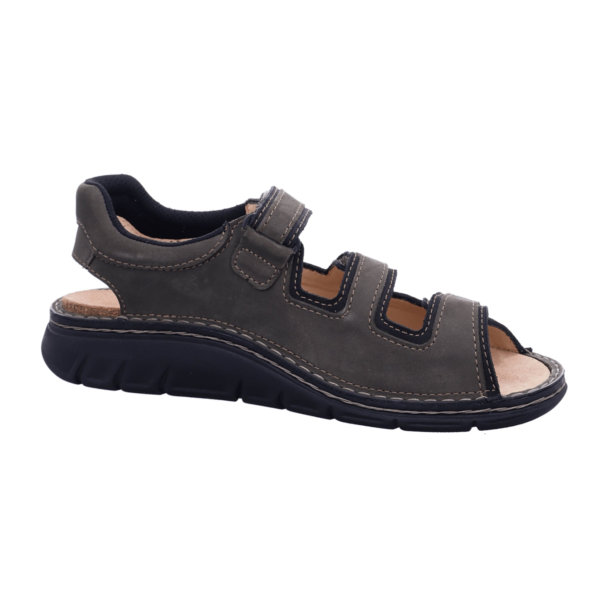 Finn Comfort Casablanca Men's Comfort Shoes, Stylish Grey Leather