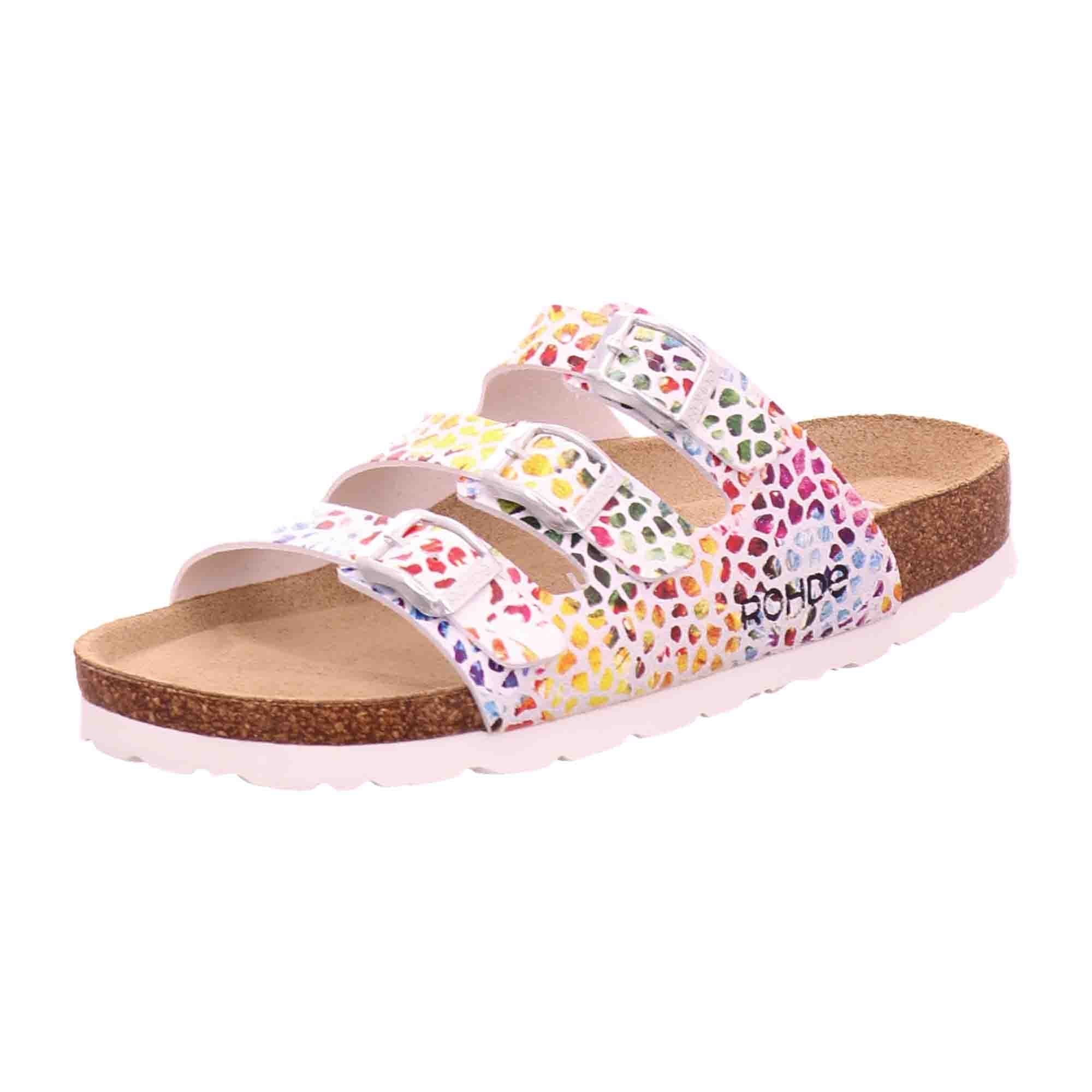 Rohde Classic Women's White Slip-On Sandals for Spring and Summer