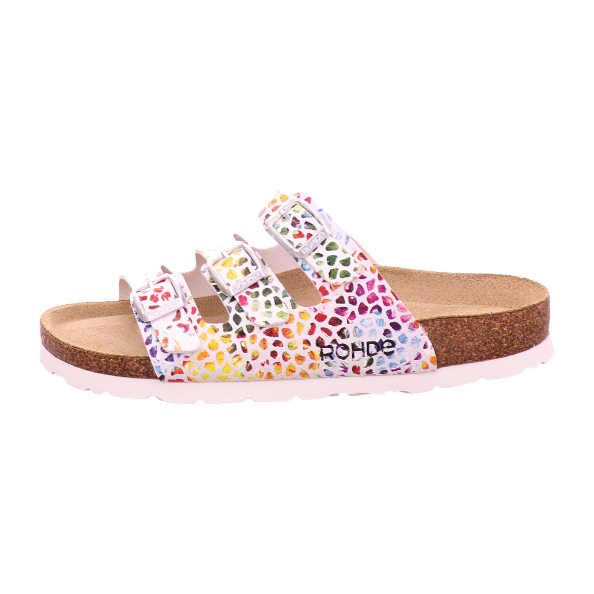 Rohde Classic Women's White Slip-On Sandals for Spring and Summer