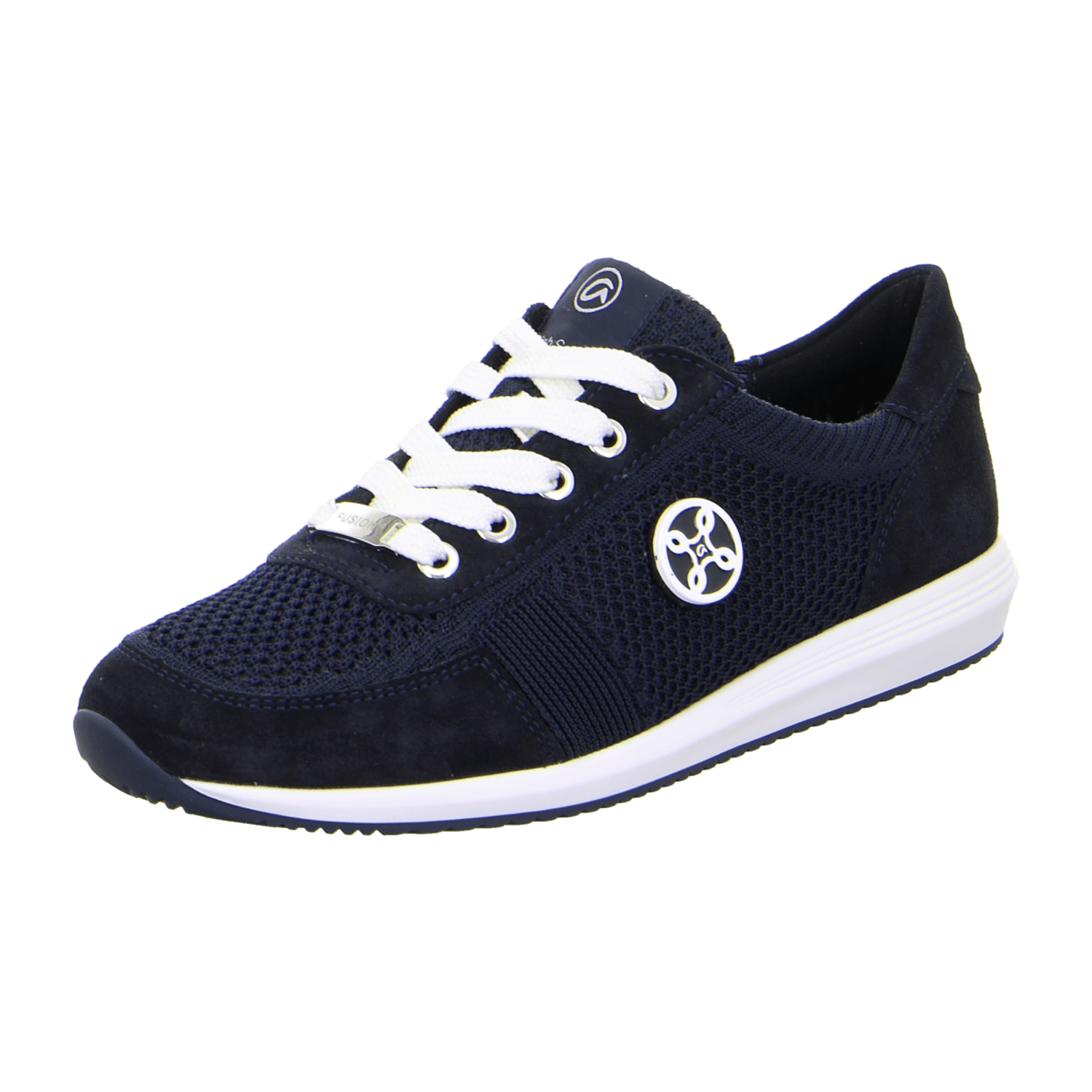 ARA Lisbon 3.0 Women's Sneakers in Blue, Synthetic Upper with Lace-Up Closure and Round Toe