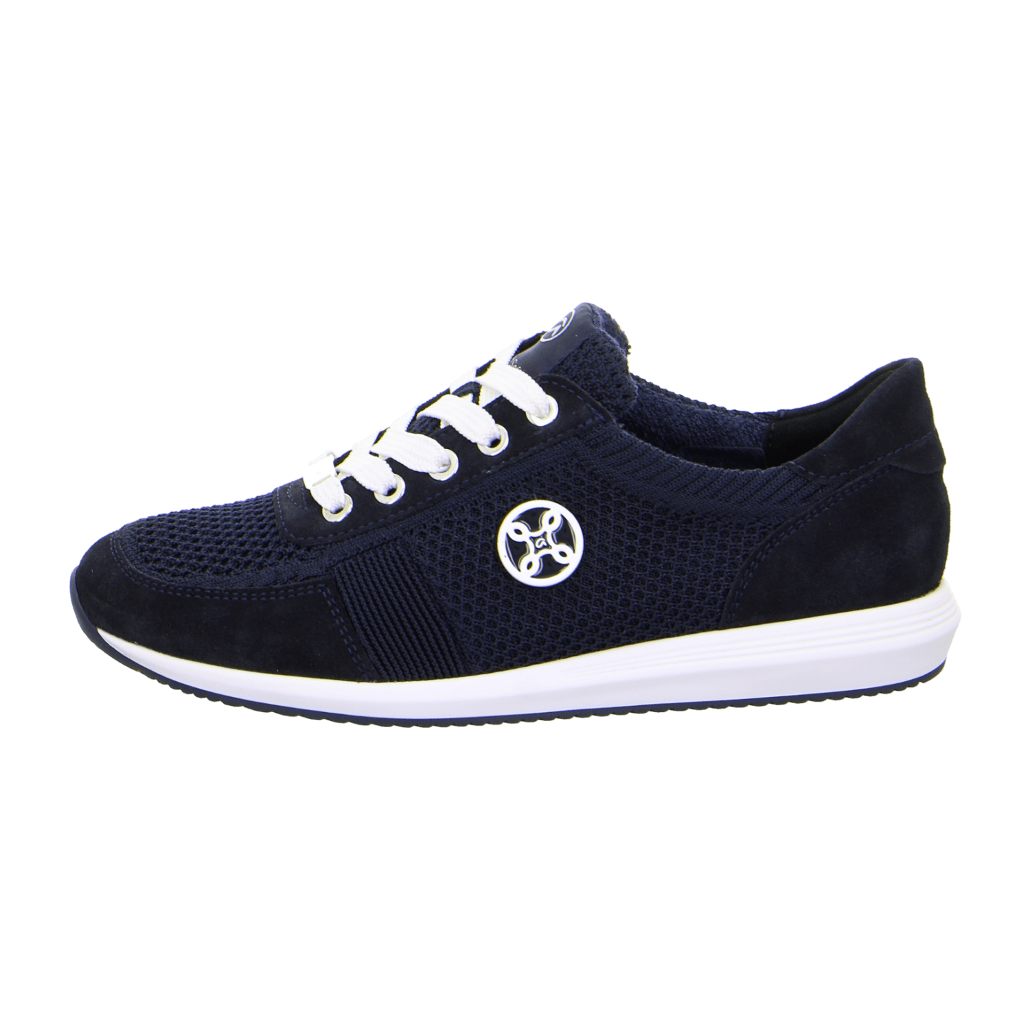 ARA Lisbon 3.0 Women's Sneakers in Blue, Synthetic Upper with Lace-Up Closure and Round Toe