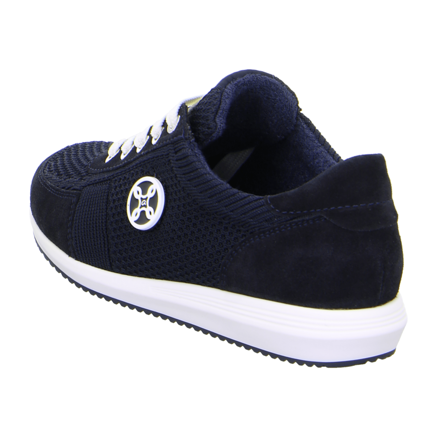 ARA Lisbon 3.0 Women's Sneakers in Blue, Synthetic Upper with Lace-Up Closure and Round Toe
