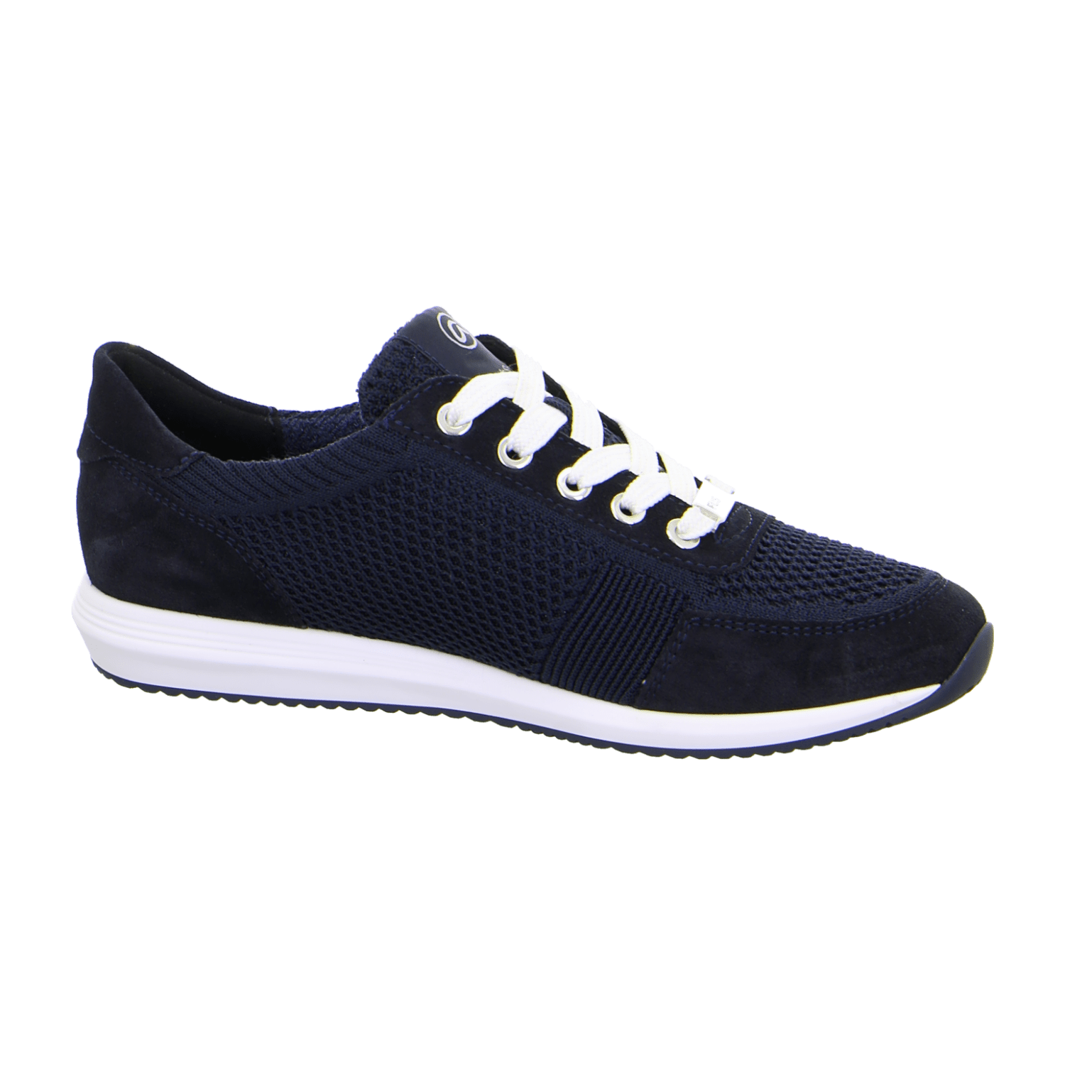 ARA Lisbon 3.0 Women's Sneakers in Blue, Synthetic Upper with Lace-Up Closure and Round Toe