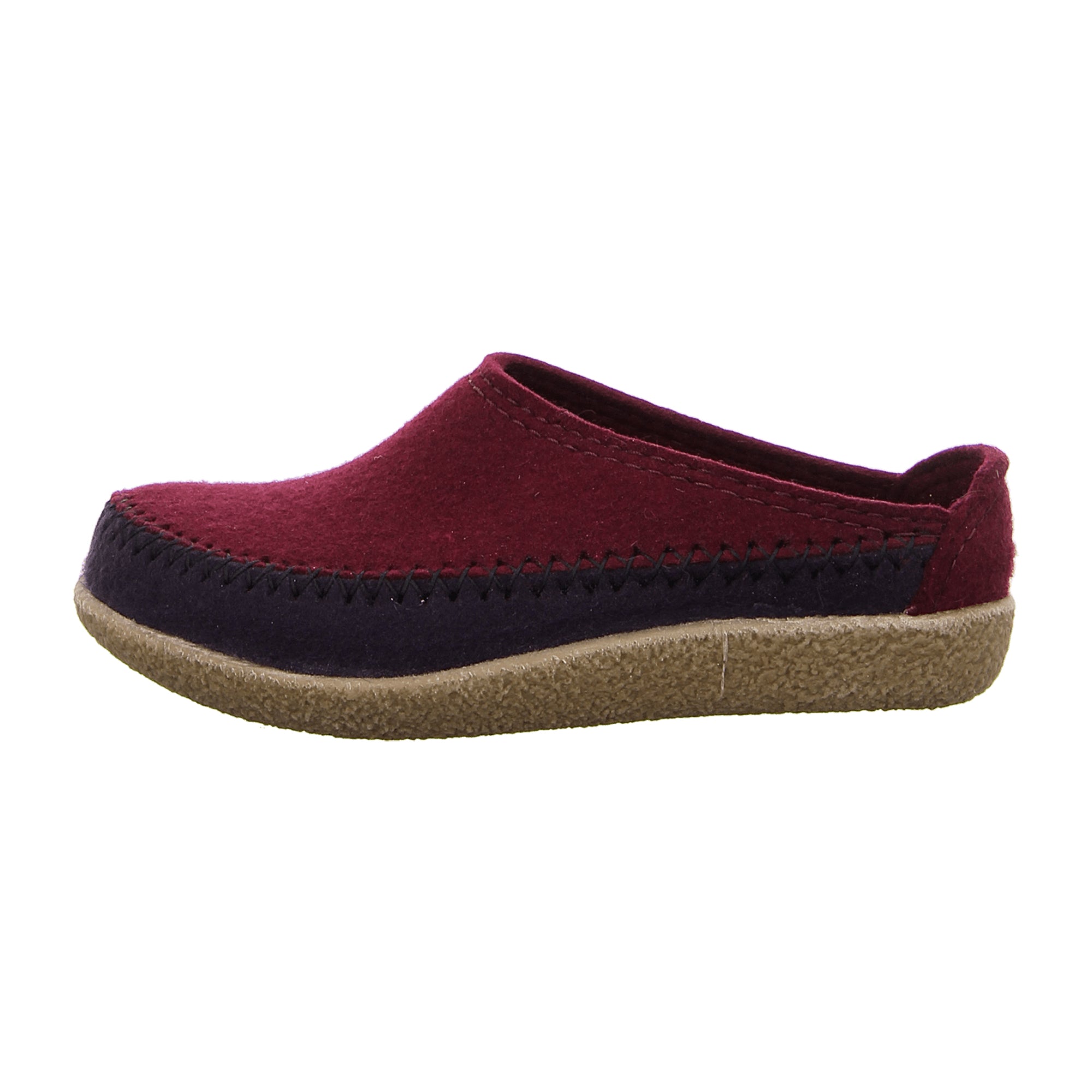 Haflinger Blizzard Credo-Duo Women's Slippers, Red - Cozy & Durable