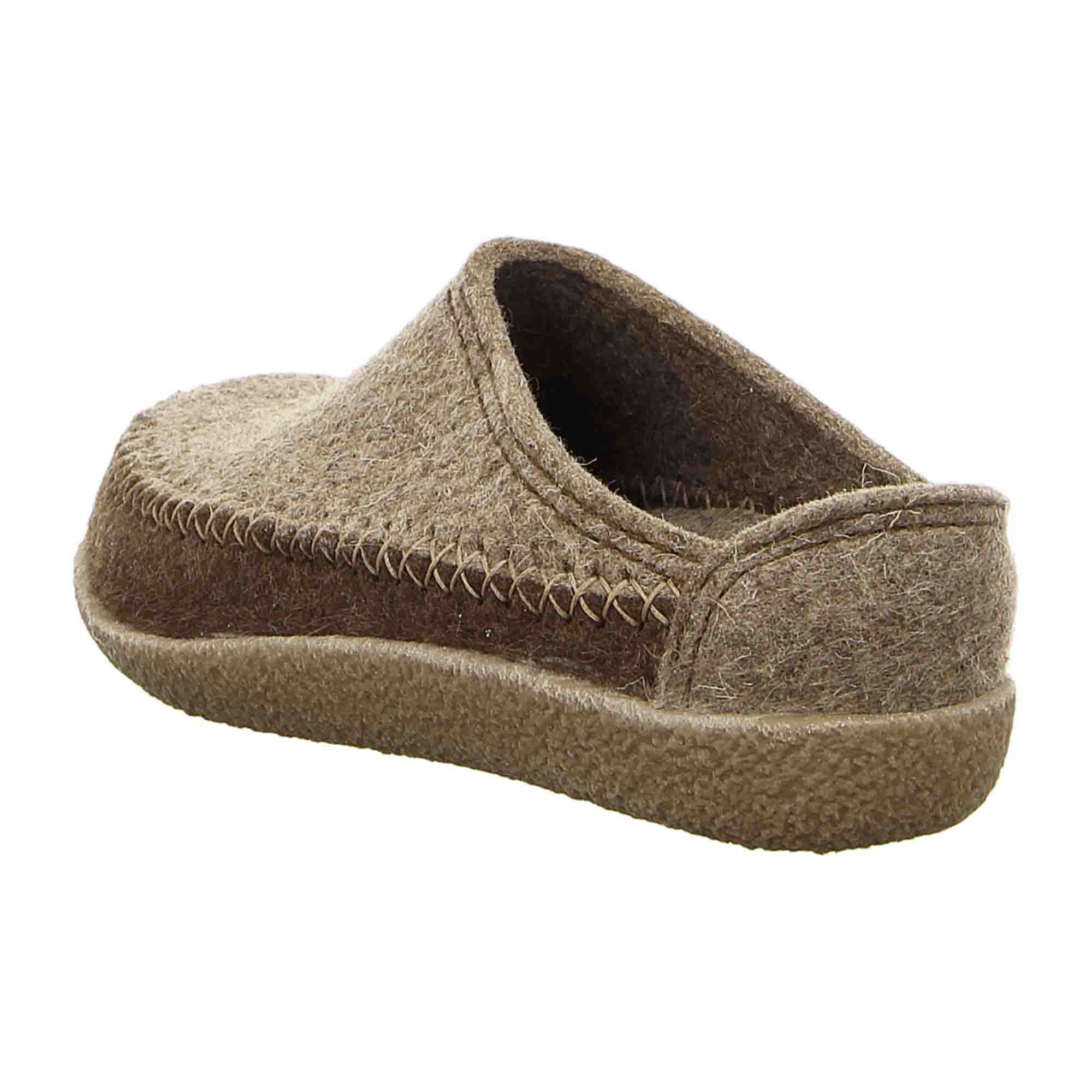 Haflinger Blizzard Credo-Duo Women's Slippers, Stylish & Durable - Brown