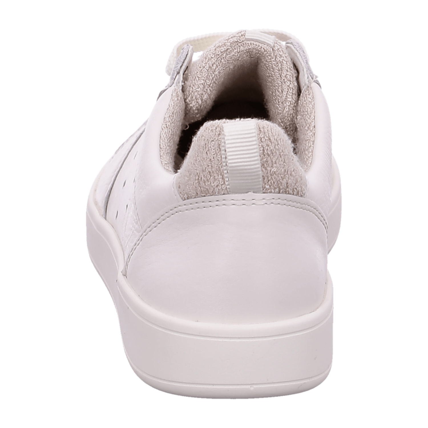 ARA TRAVELLER Women's Sneakers in Smooth Leather with Lace-Up Closure and Round Toe in White