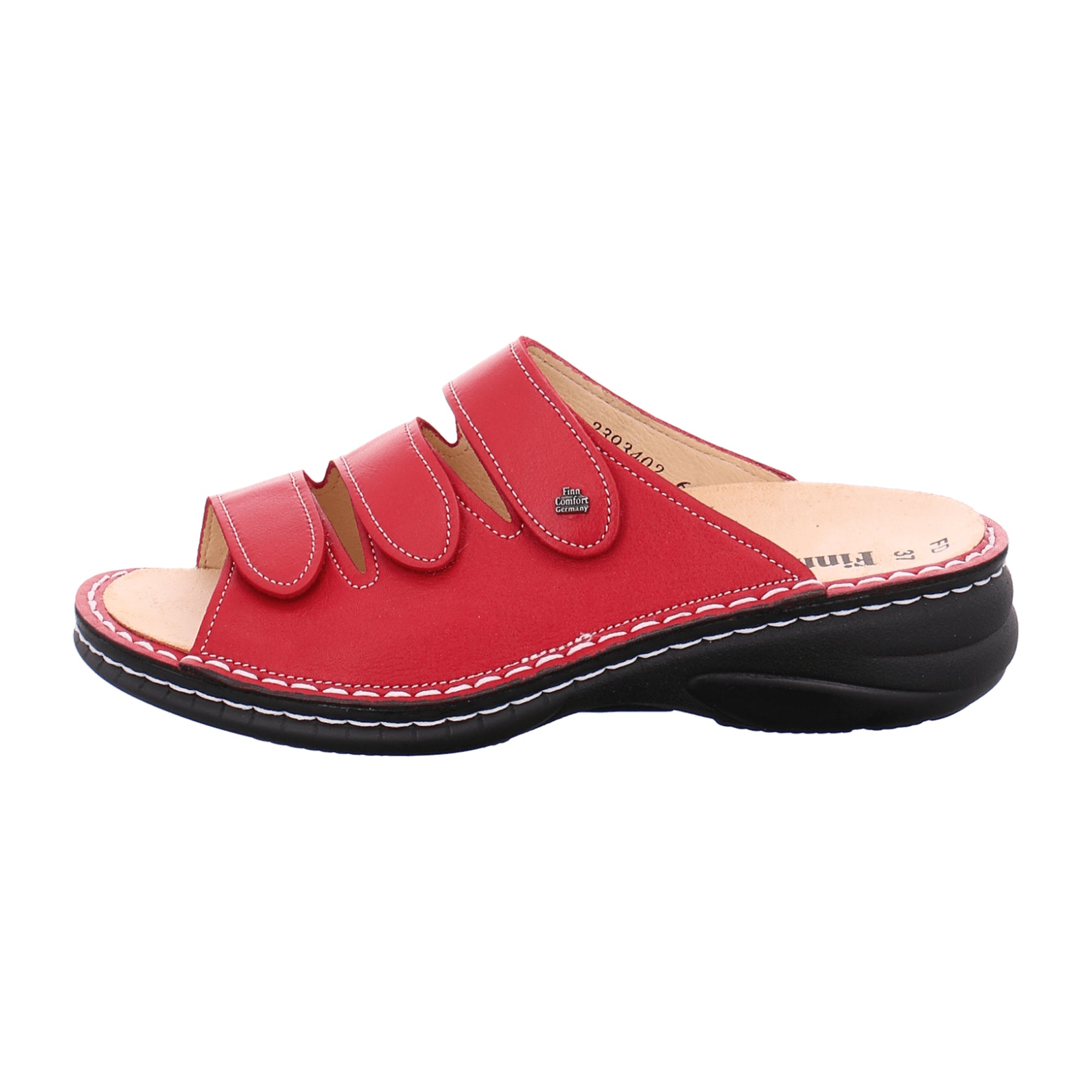 Finn Comfort Hellas Red Shoes for Women, Comfortable and Durable - Model 2620-60442