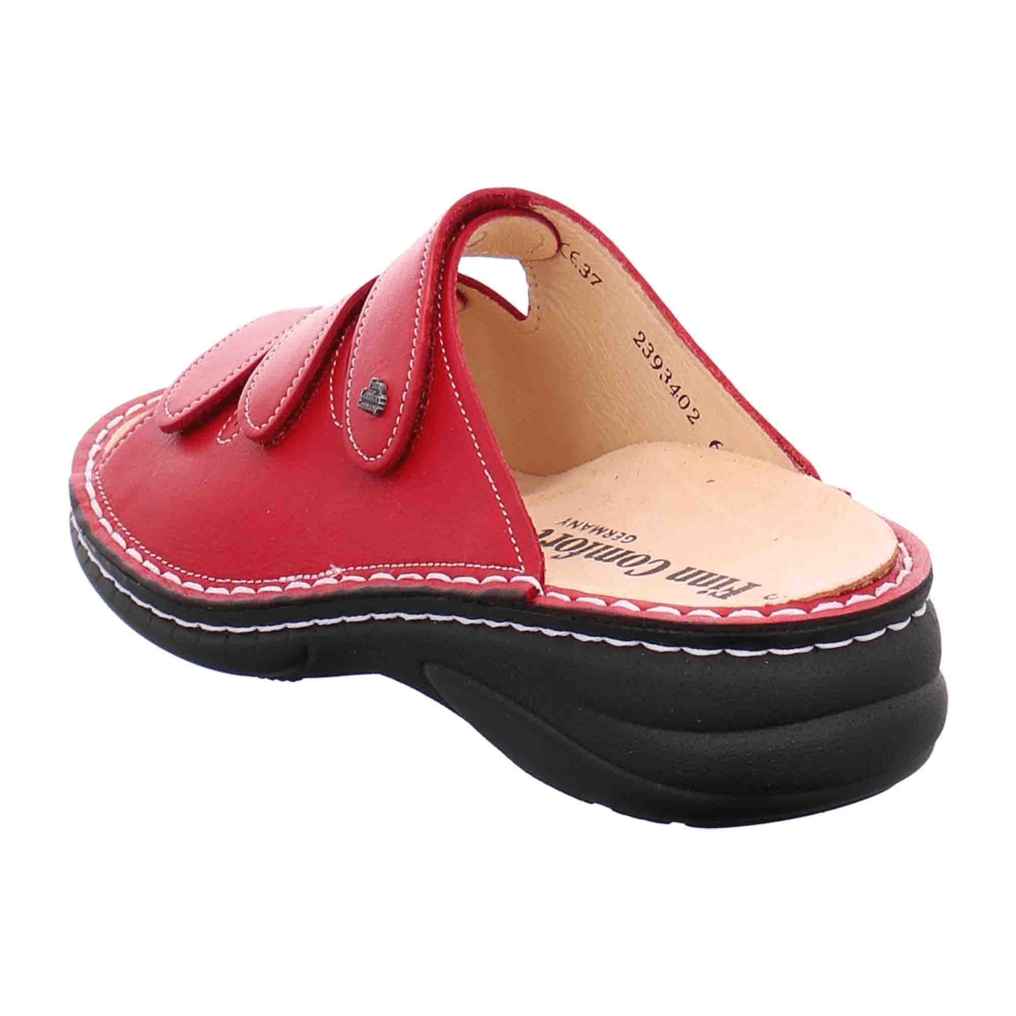 Finn Comfort Hellas Red Shoes for Women, Comfortable and Durable - Model 2620-60442
