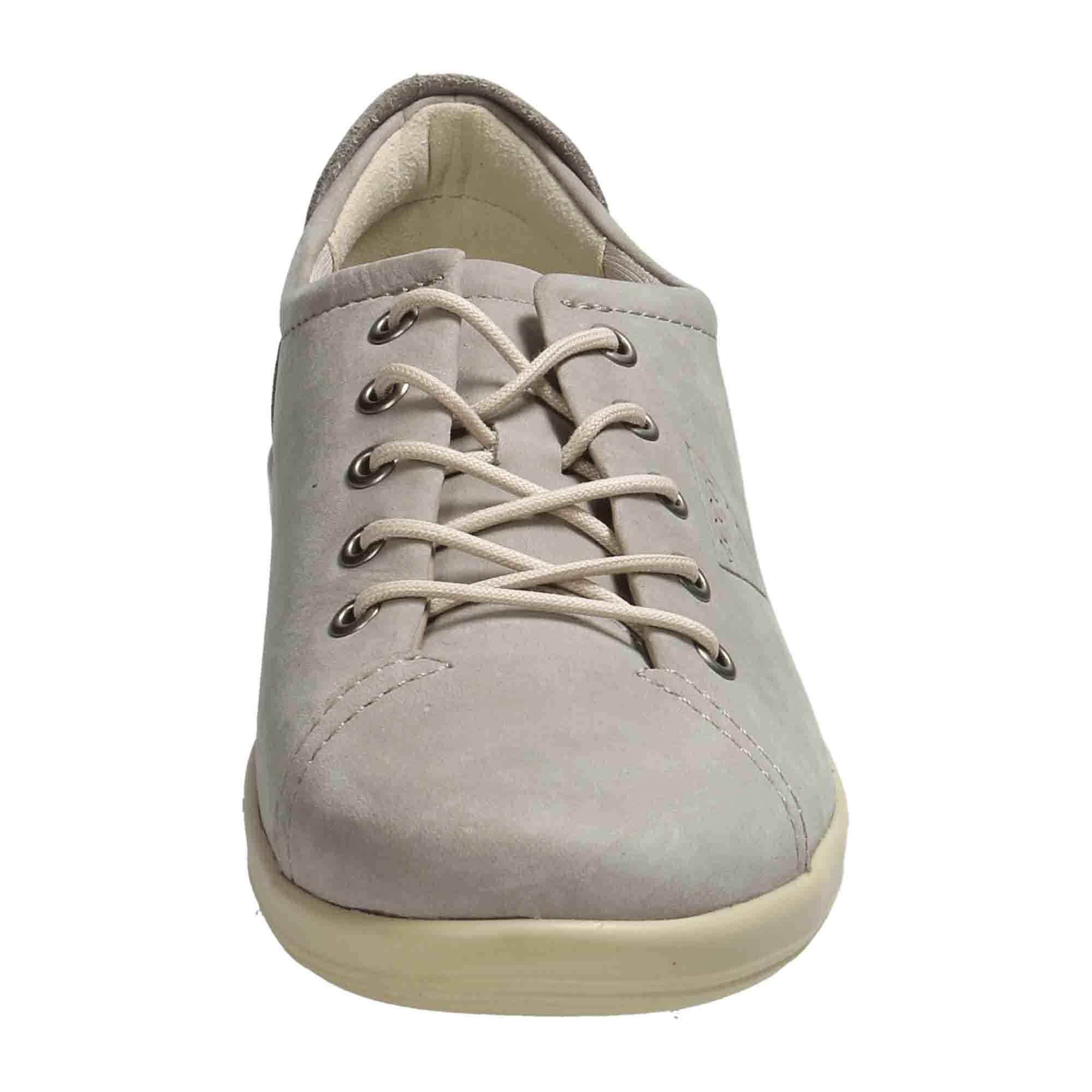 Ecco Soft 2.0 Women's Comfort Shoes, Stylish Grey Leather - Durable & Trendy
