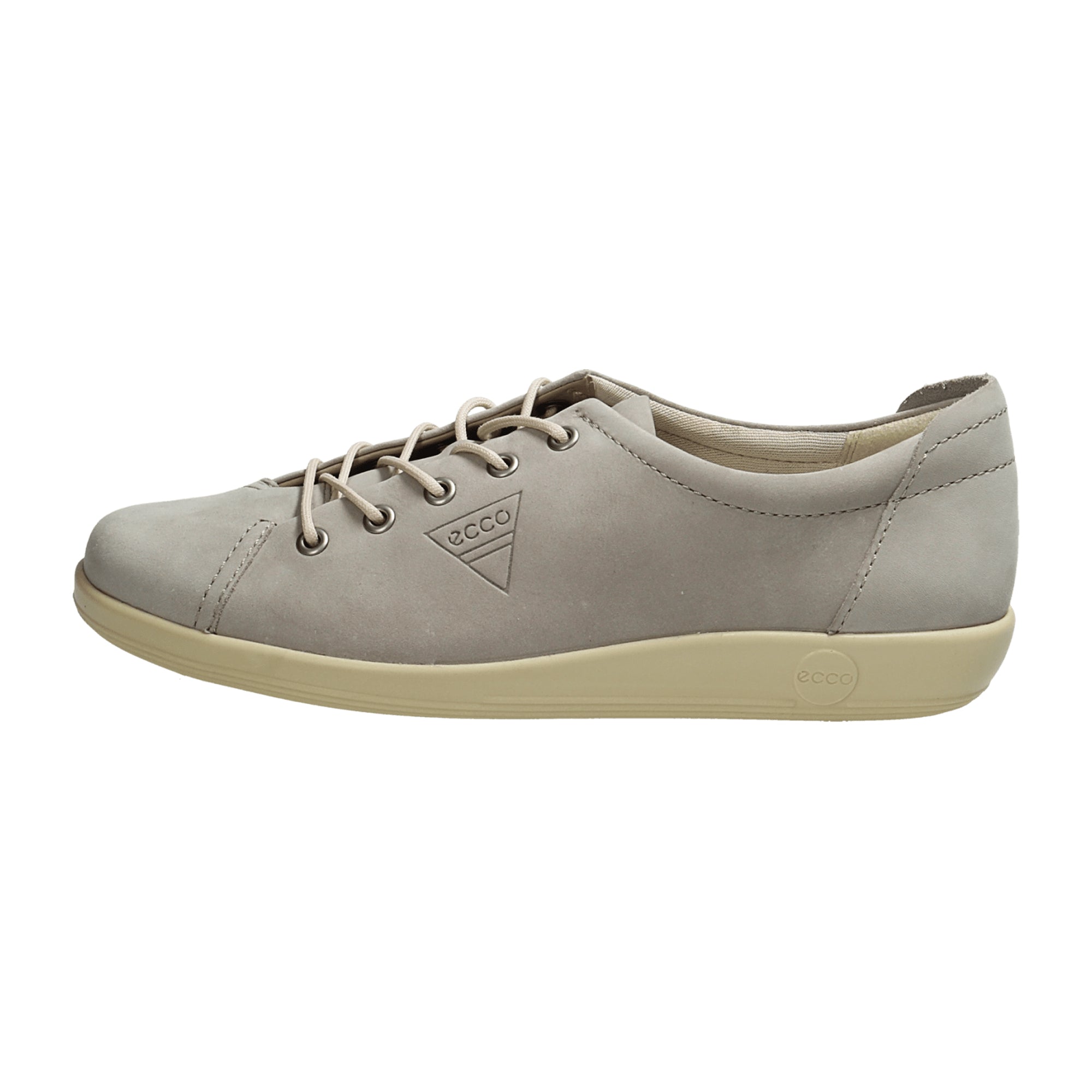 Ecco Soft 2.0 Women's Comfort Shoes, Stylish Grey Leather - Durable & Trendy