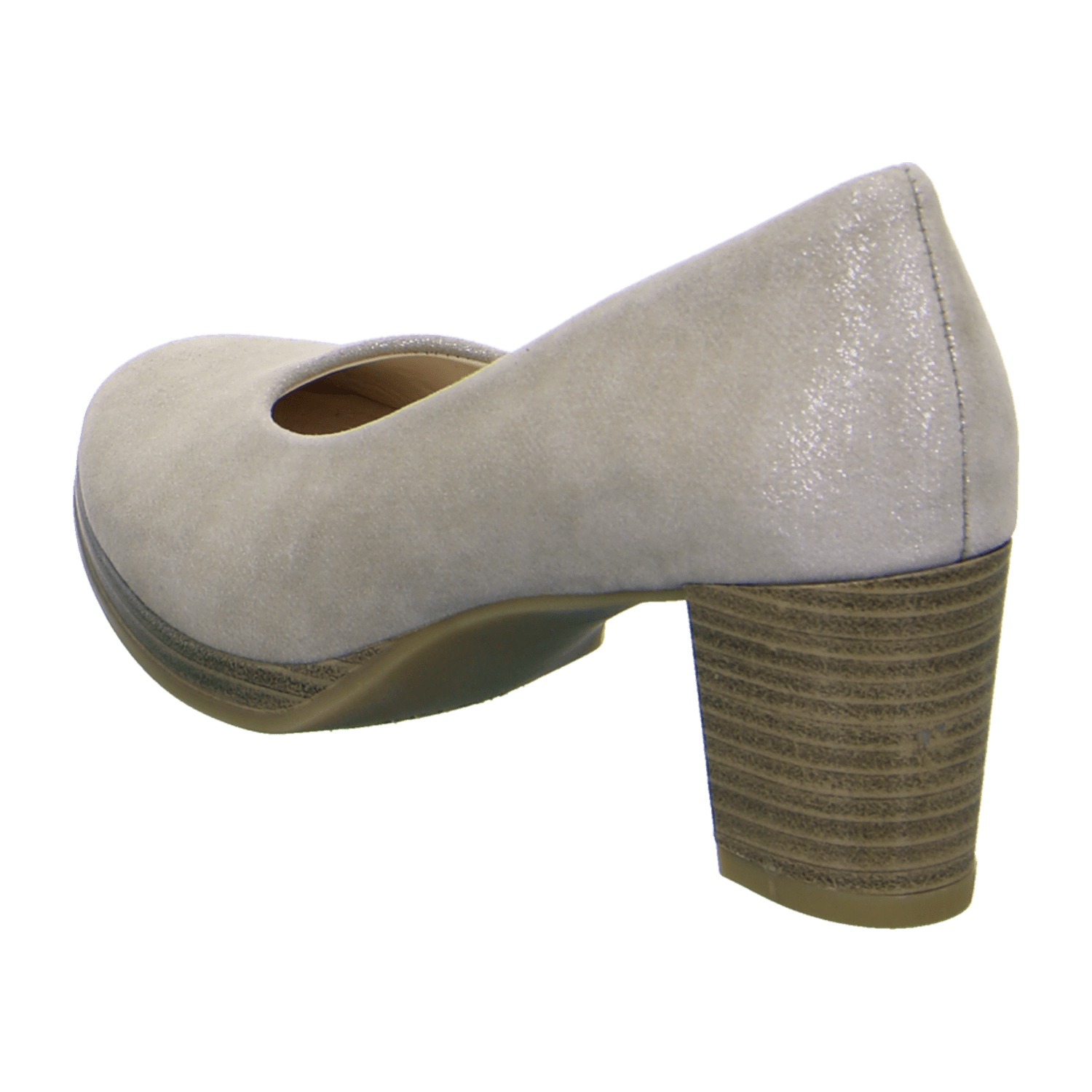 ARA ORLY ORLY 2 Women's Pumps in Beige Velvet Leather with Round Toe and Leather Lining