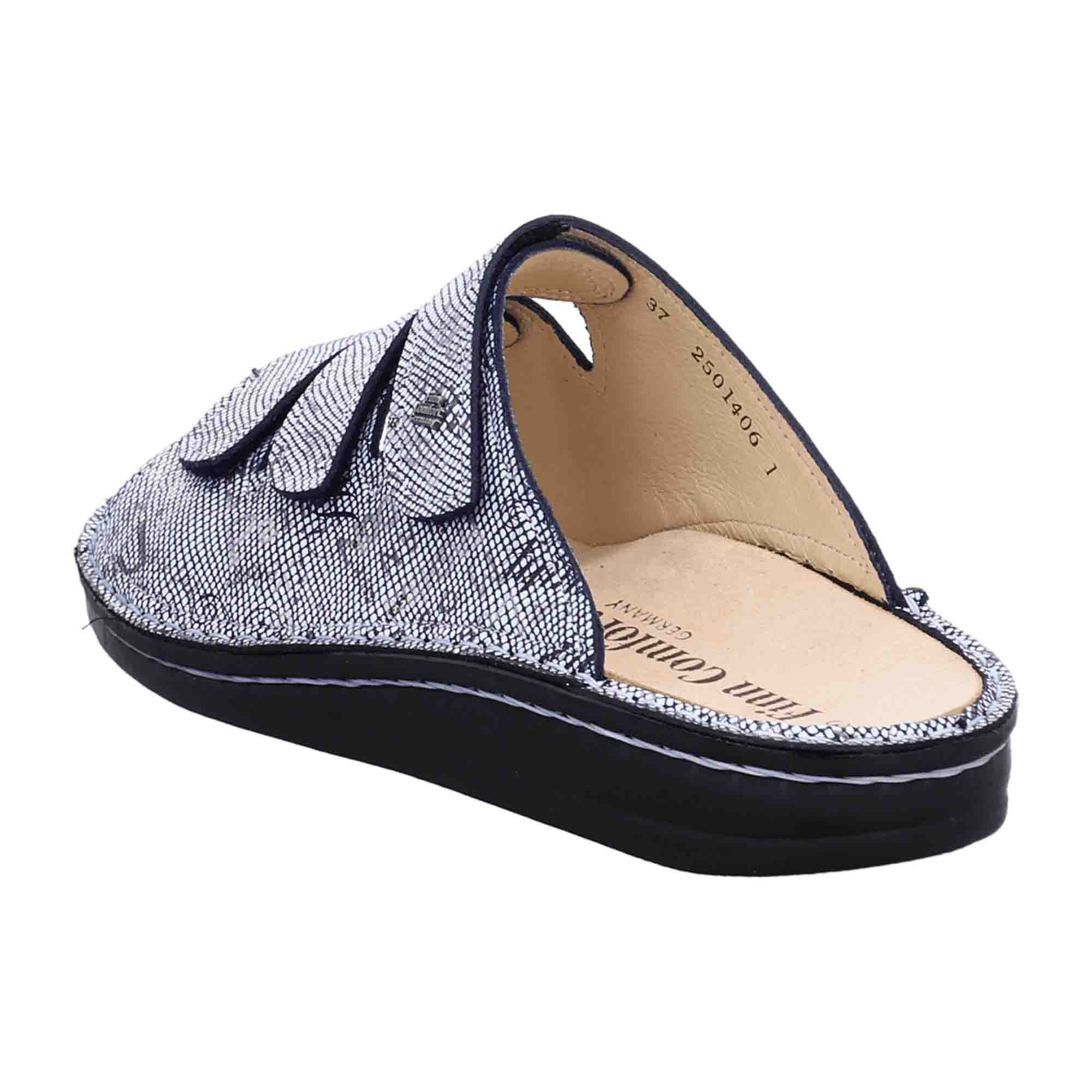 Finn Comfort Korfu Women's Comfort Sandals Blue - Durable & Stylish