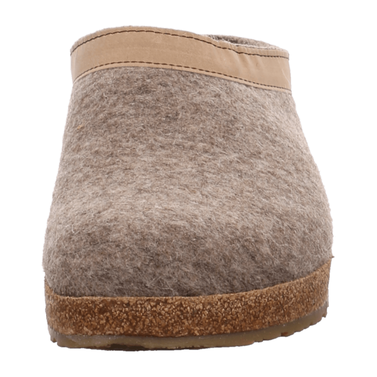 Haflinger Grizzly Torben Men's Wool Slippers Brown