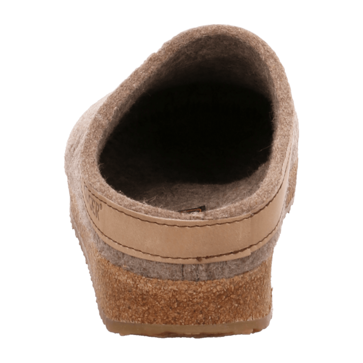 Haflinger Grizzly Torben Men's Wool Slippers Brown