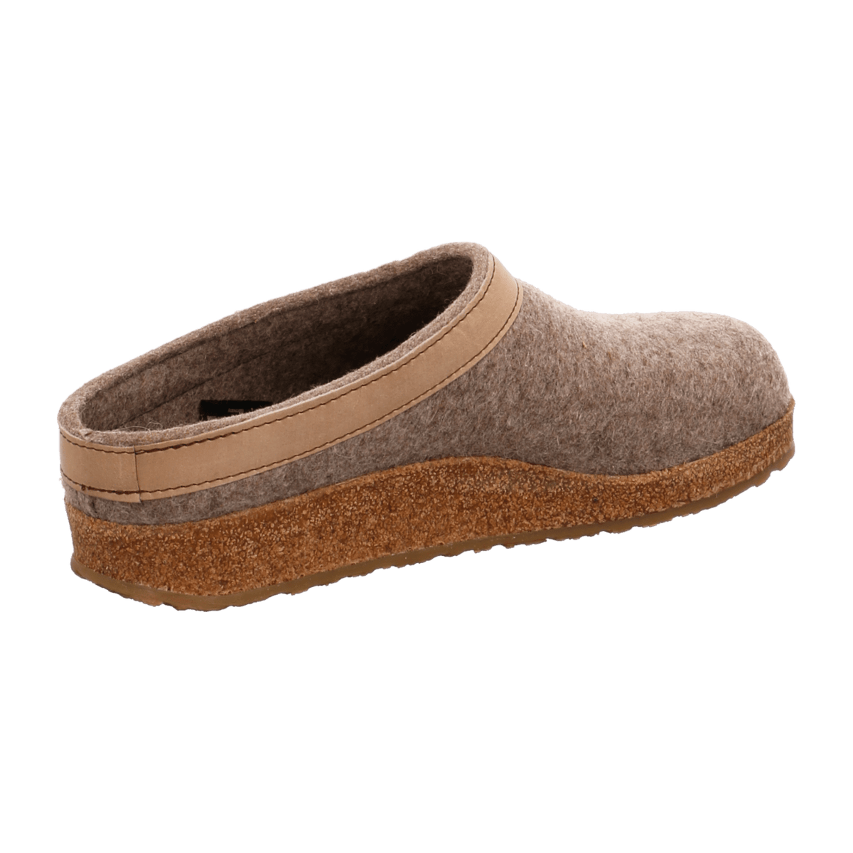 Haflinger Grizzly Torben Men's Wool Slippers Brown