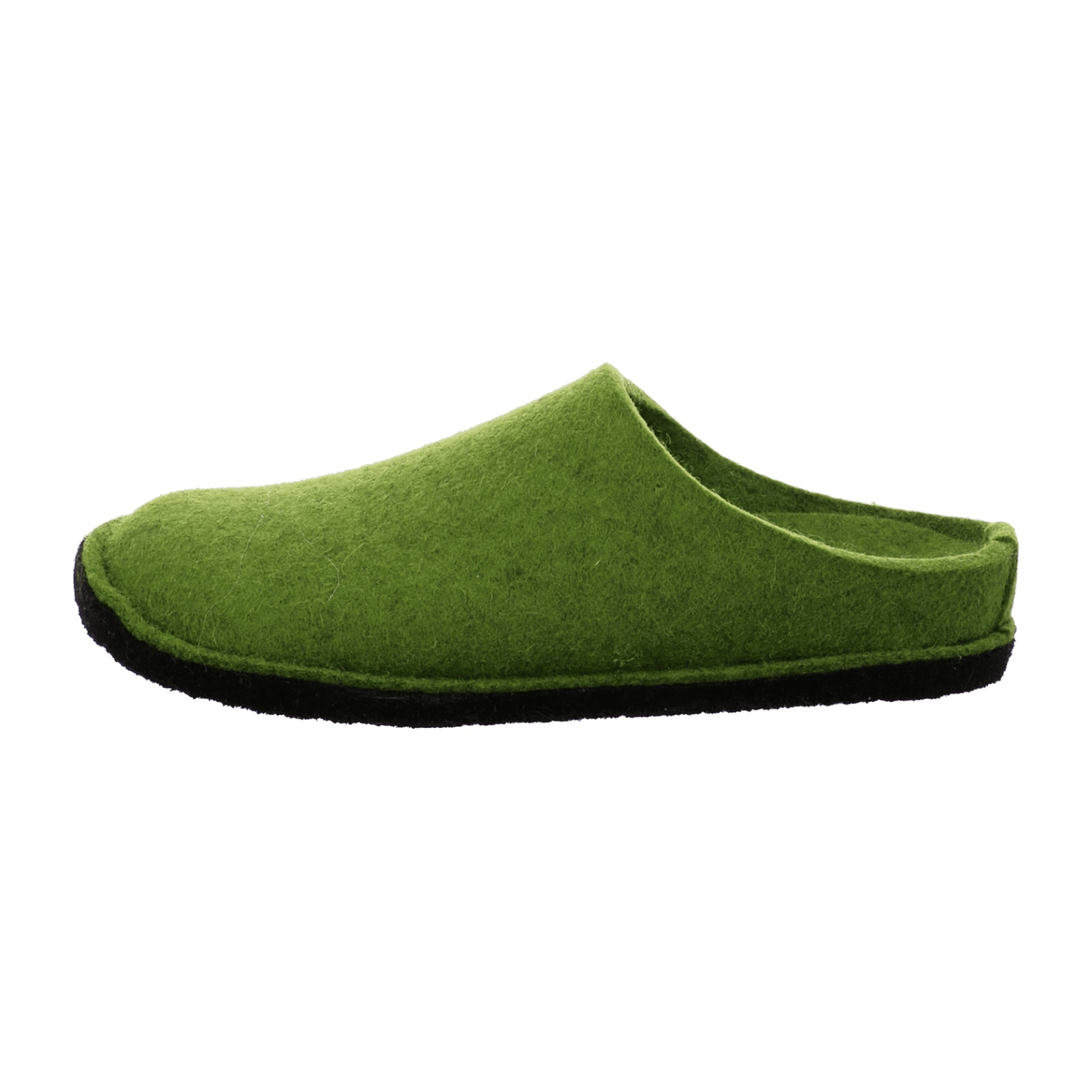 Haflinger Flair Soft Men's Slippers, Green - Comfortable & Durable Indoor Footwear