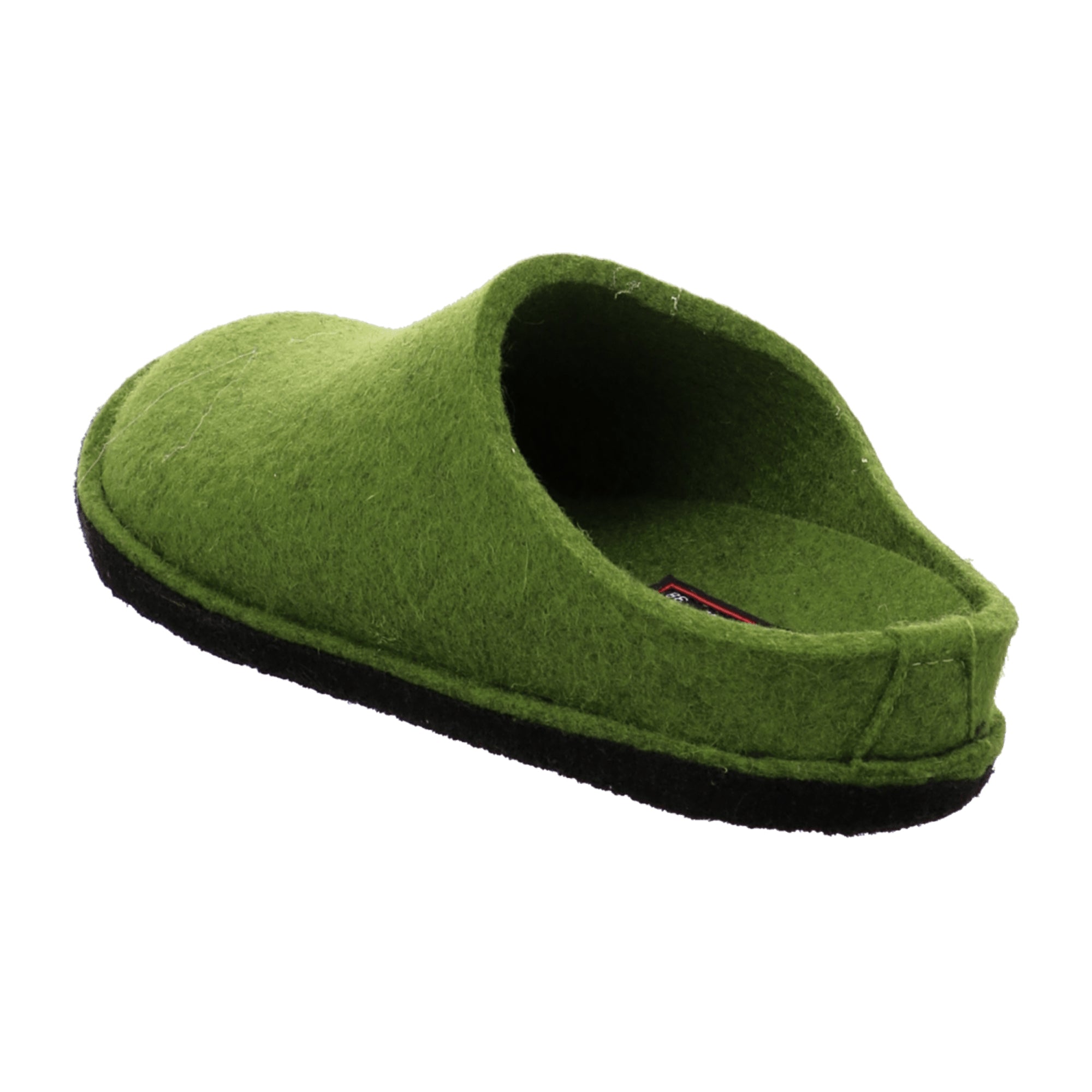 Haflinger Flair Soft Men's Slippers, Green - Comfortable & Durable Indoor Footwear