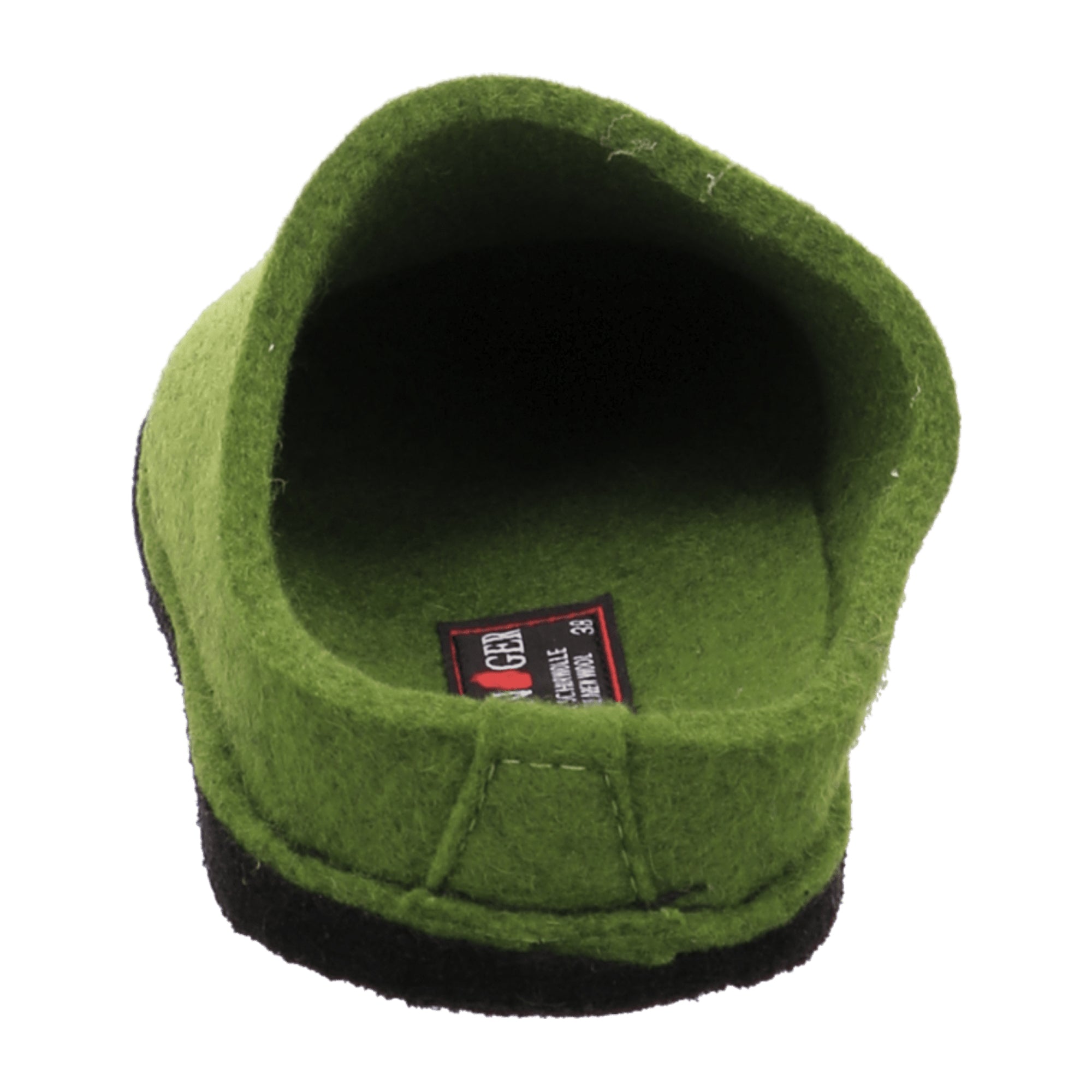 Haflinger Flair Soft Men's Slippers, Green - Comfortable & Durable Indoor Footwear