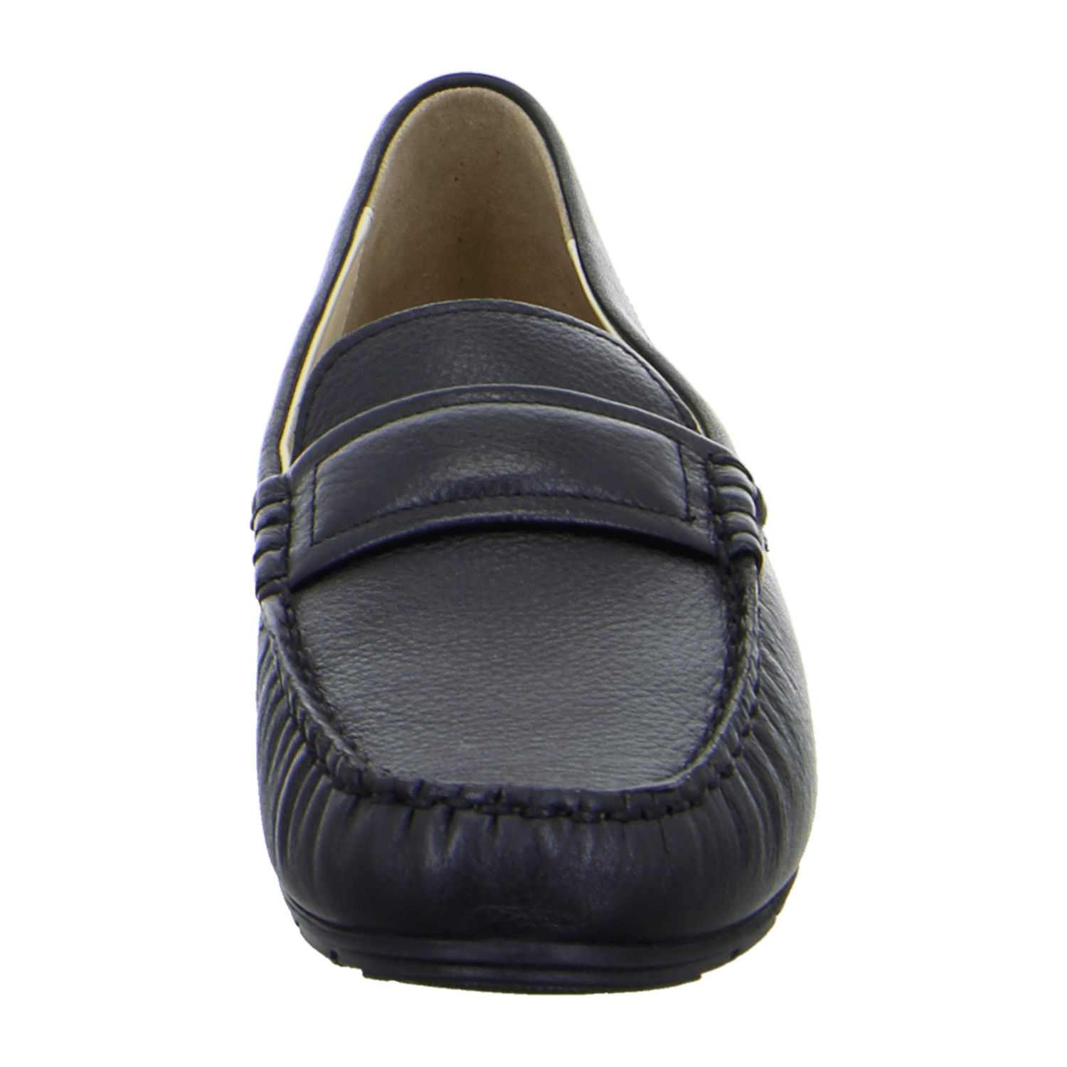 ARA ALABAMA ALA Women's Moccasin Smooth Leather Pull-On Black