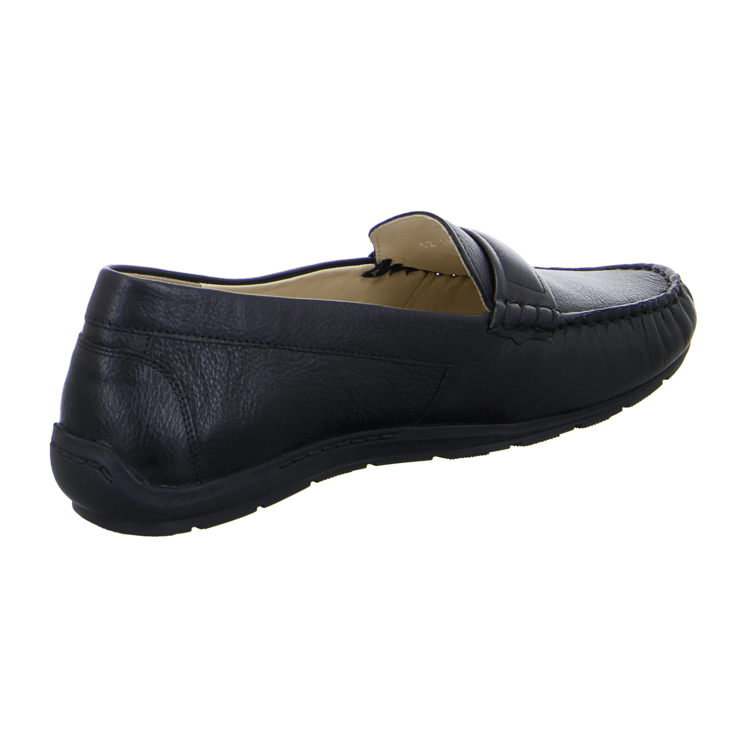 ARA ALABAMA ALA Women's Moccasin Smooth Leather Pull-On Black