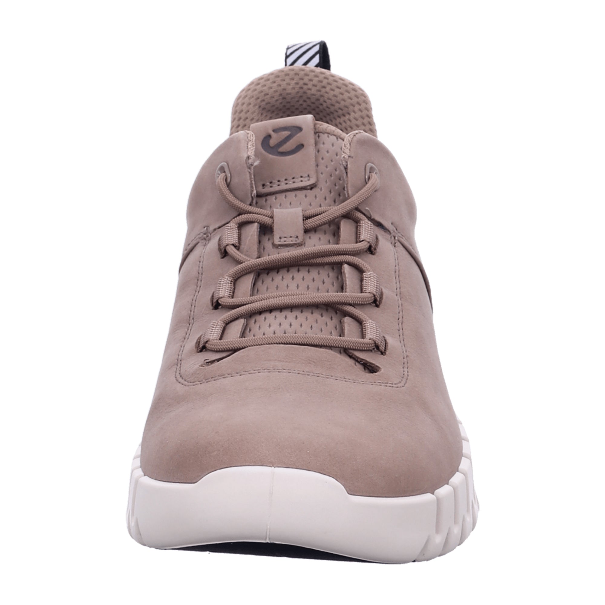 Ecco Men's Casual Beige Lace-up Shoes - Stylish & Durable for Everyday Wear