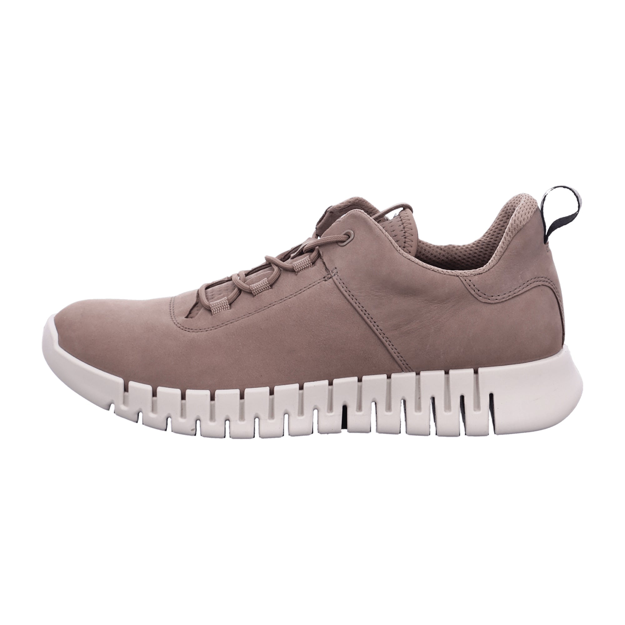 Ecco Men's Casual Beige Lace-up Shoes - Stylish & Durable for Everyday Wear
