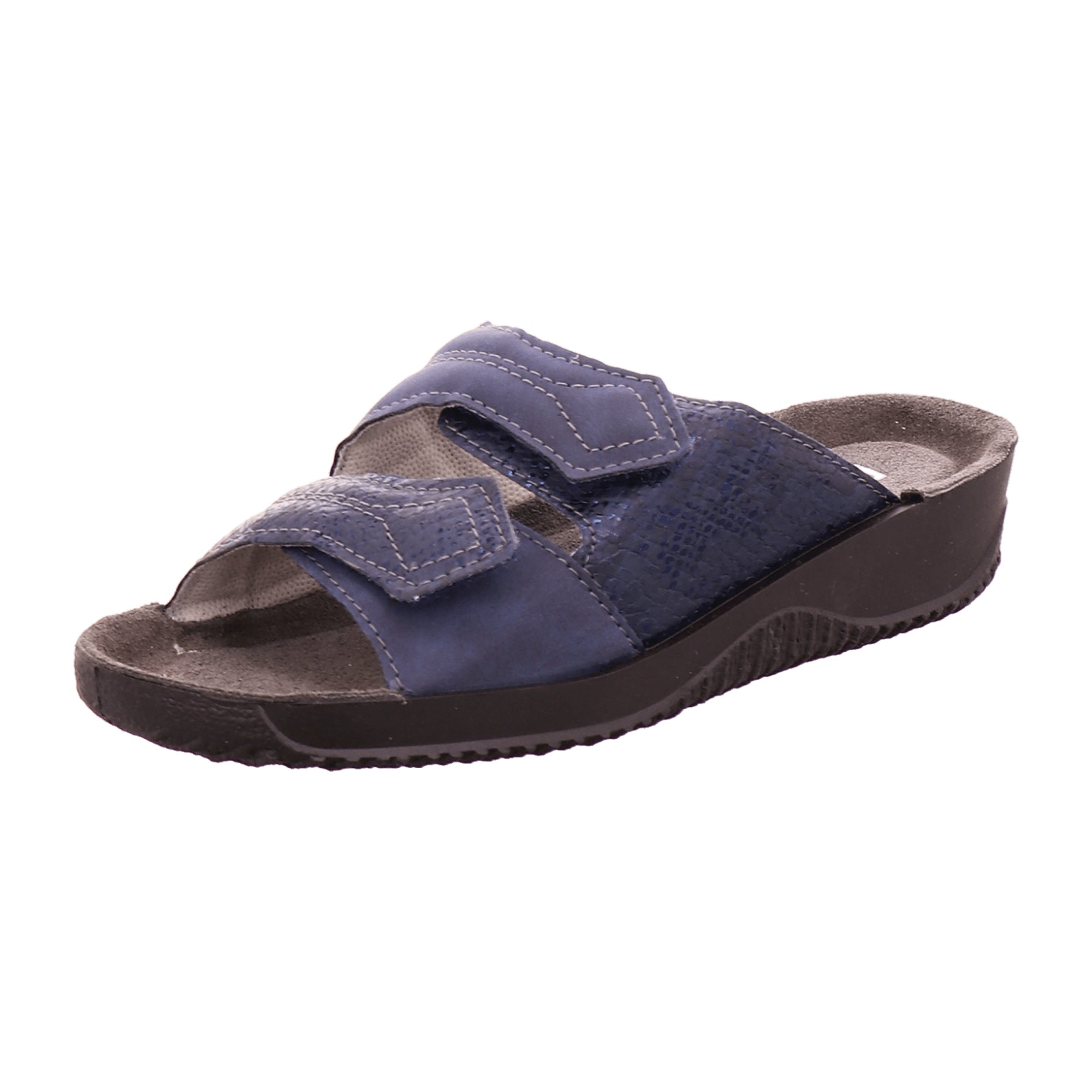 Rohde Comfortable Women's Blue Slip-On Sandals for Spring and Summer